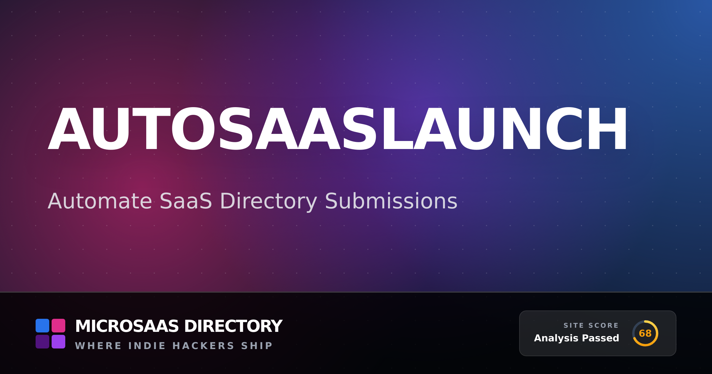 AutoSaaSLaunch | MicroSaaS Directory
