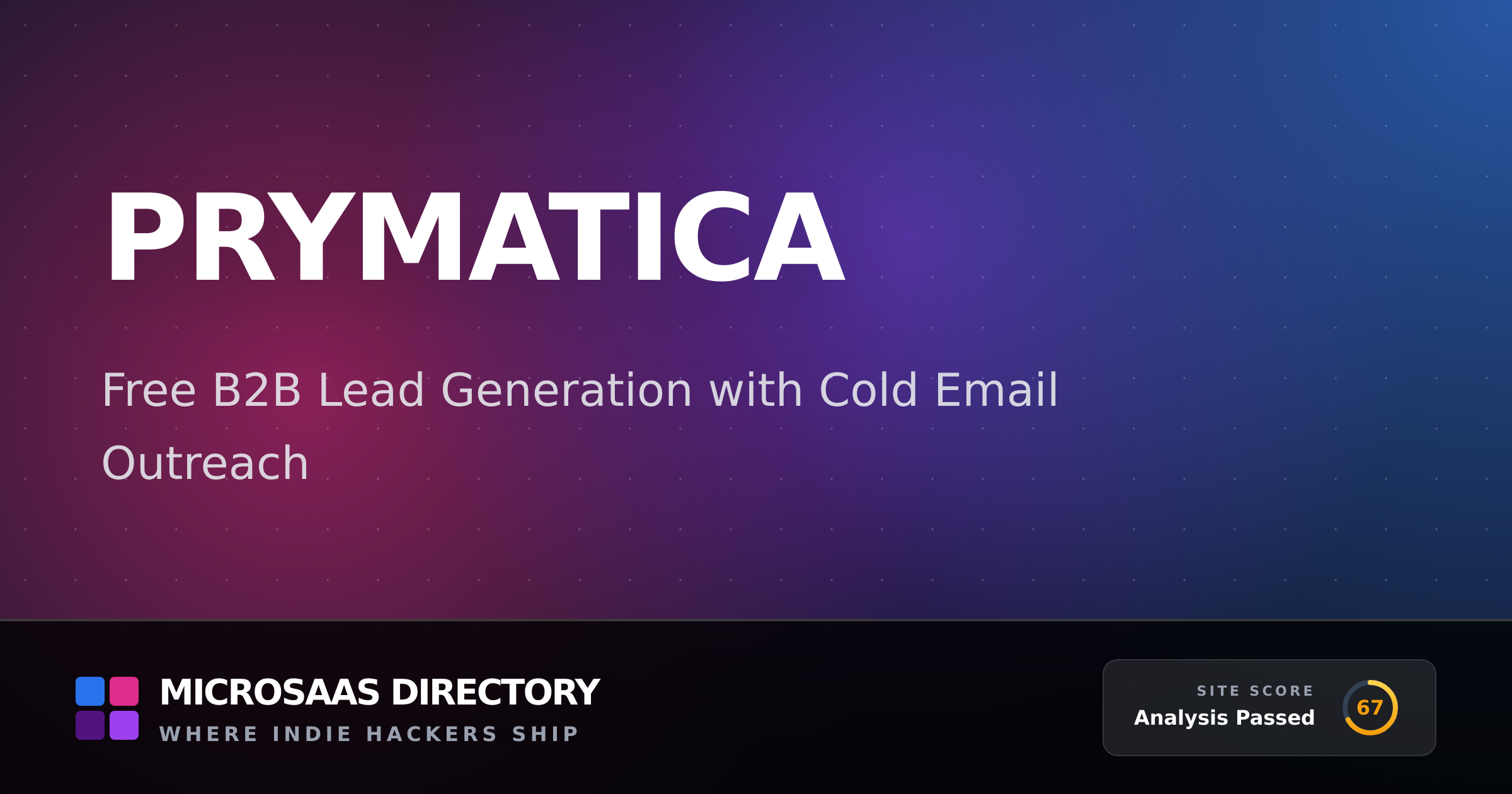 Prymatica | MicroSaaS Directory