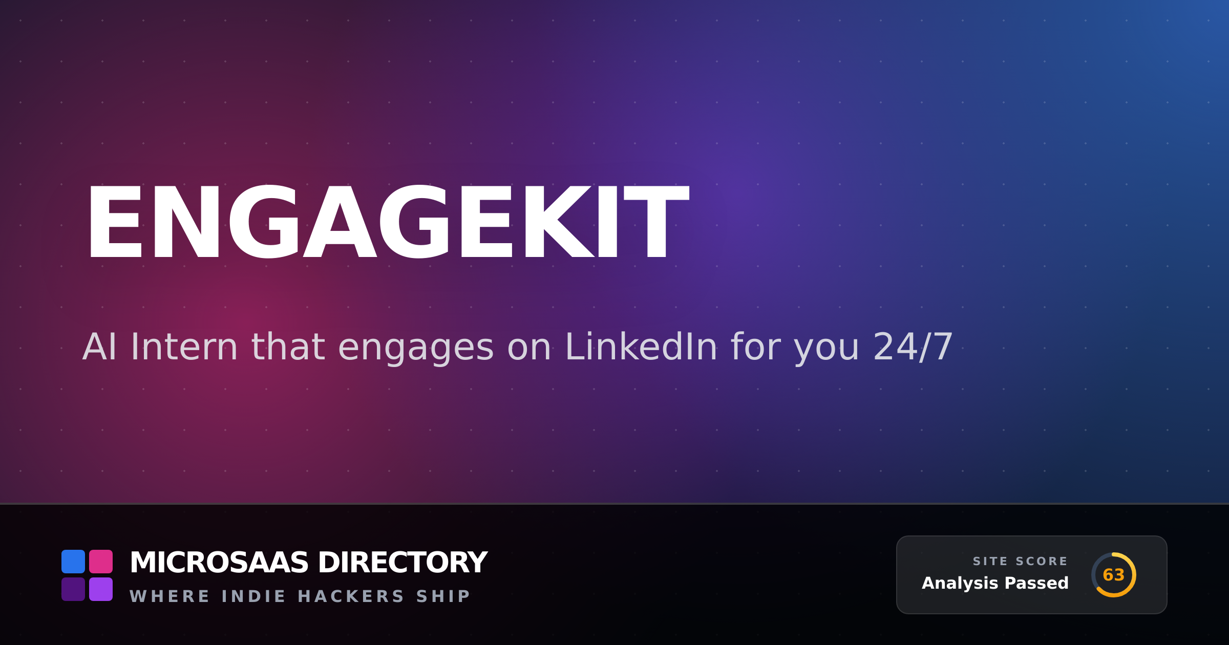 EngageKit | MicroSaaS Directory