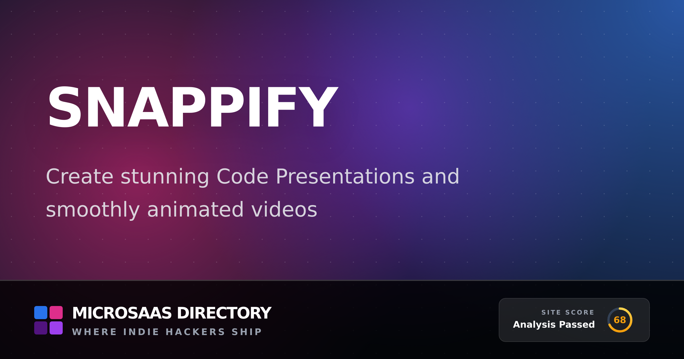 snappify | MicroSaaS Directory