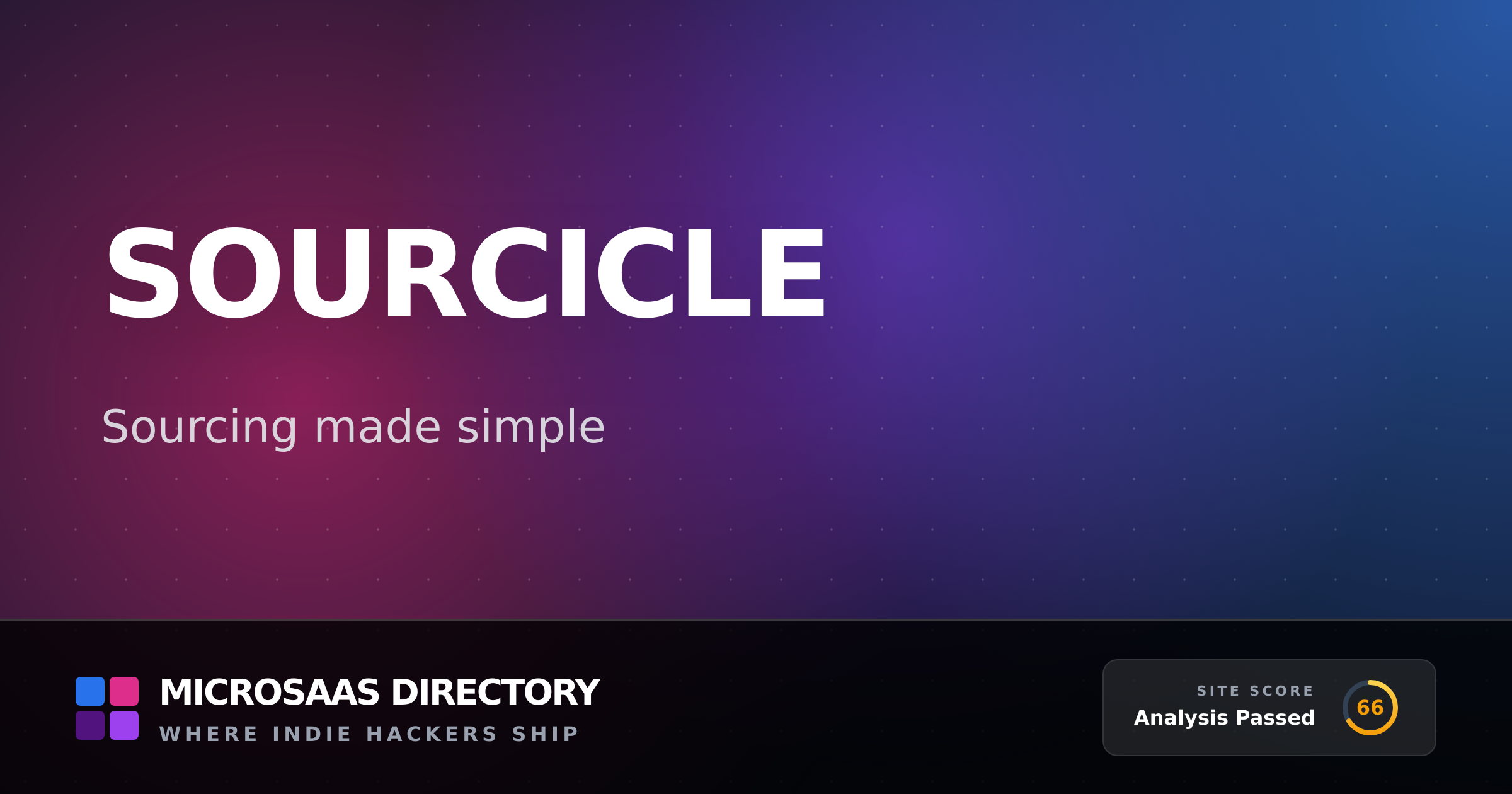 Sourcicle | MicroSaaS Directory