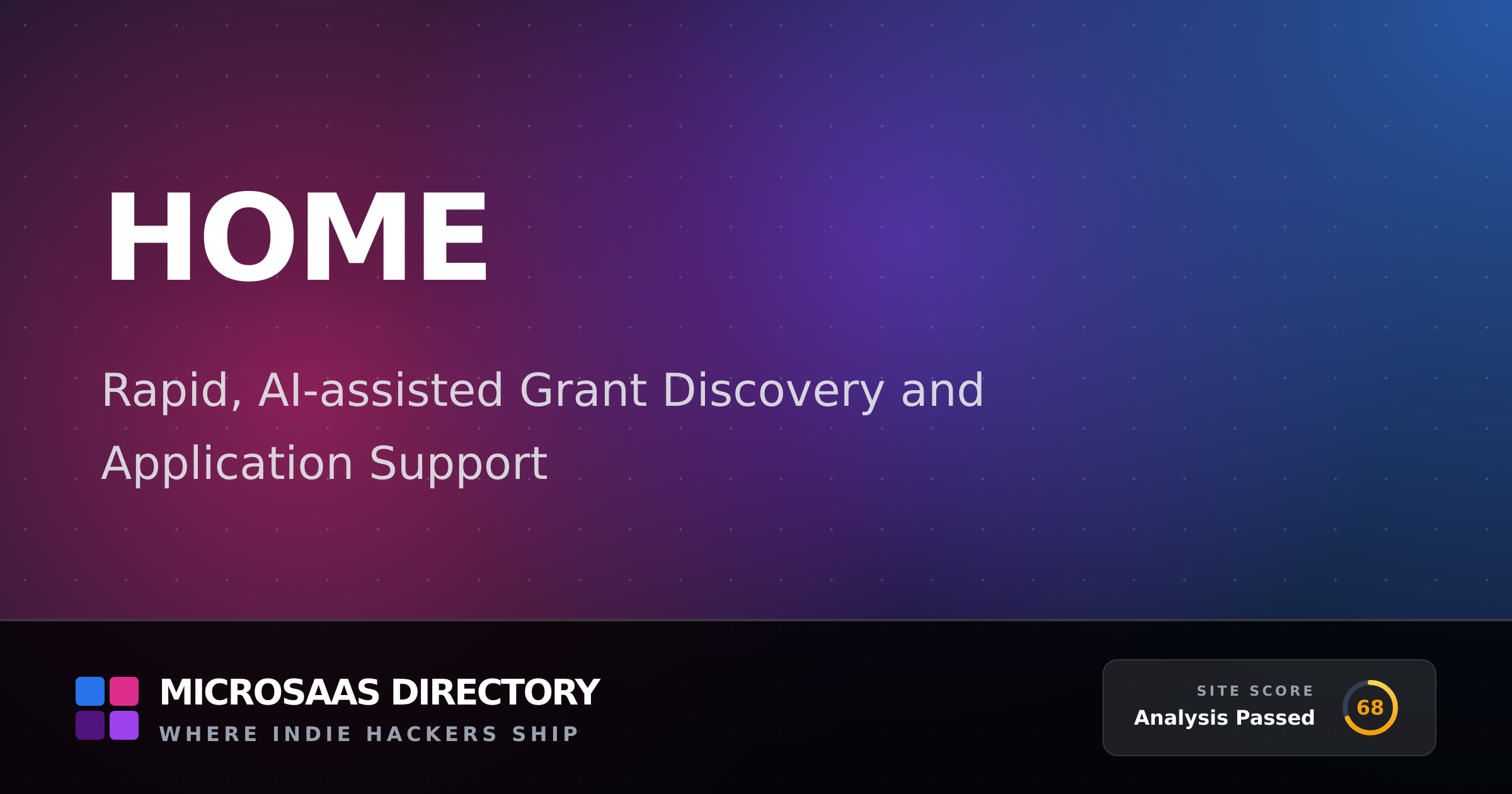 Home | MicroSaaS Directory