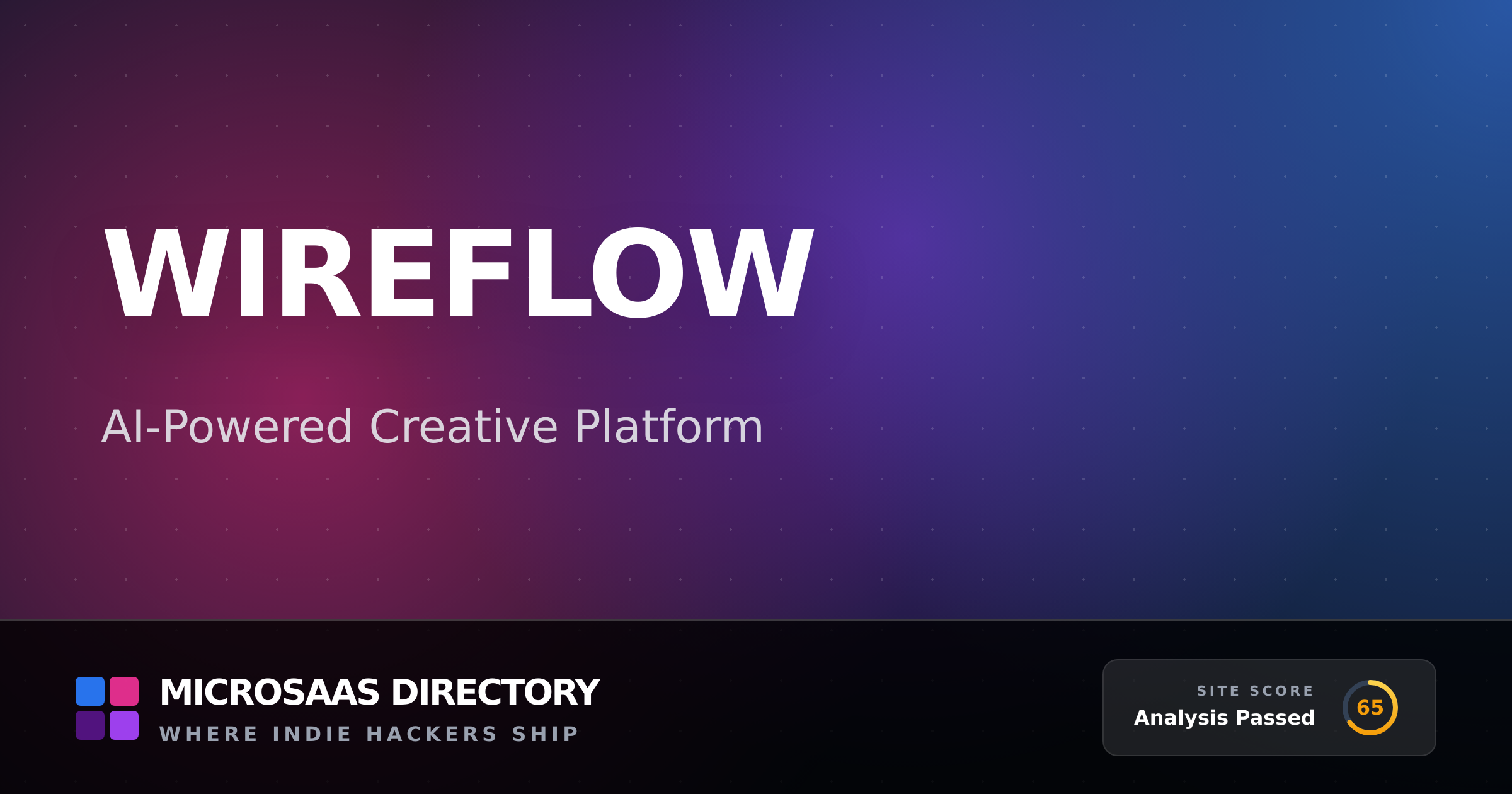 Wireflow | MicroSaaS Directory
