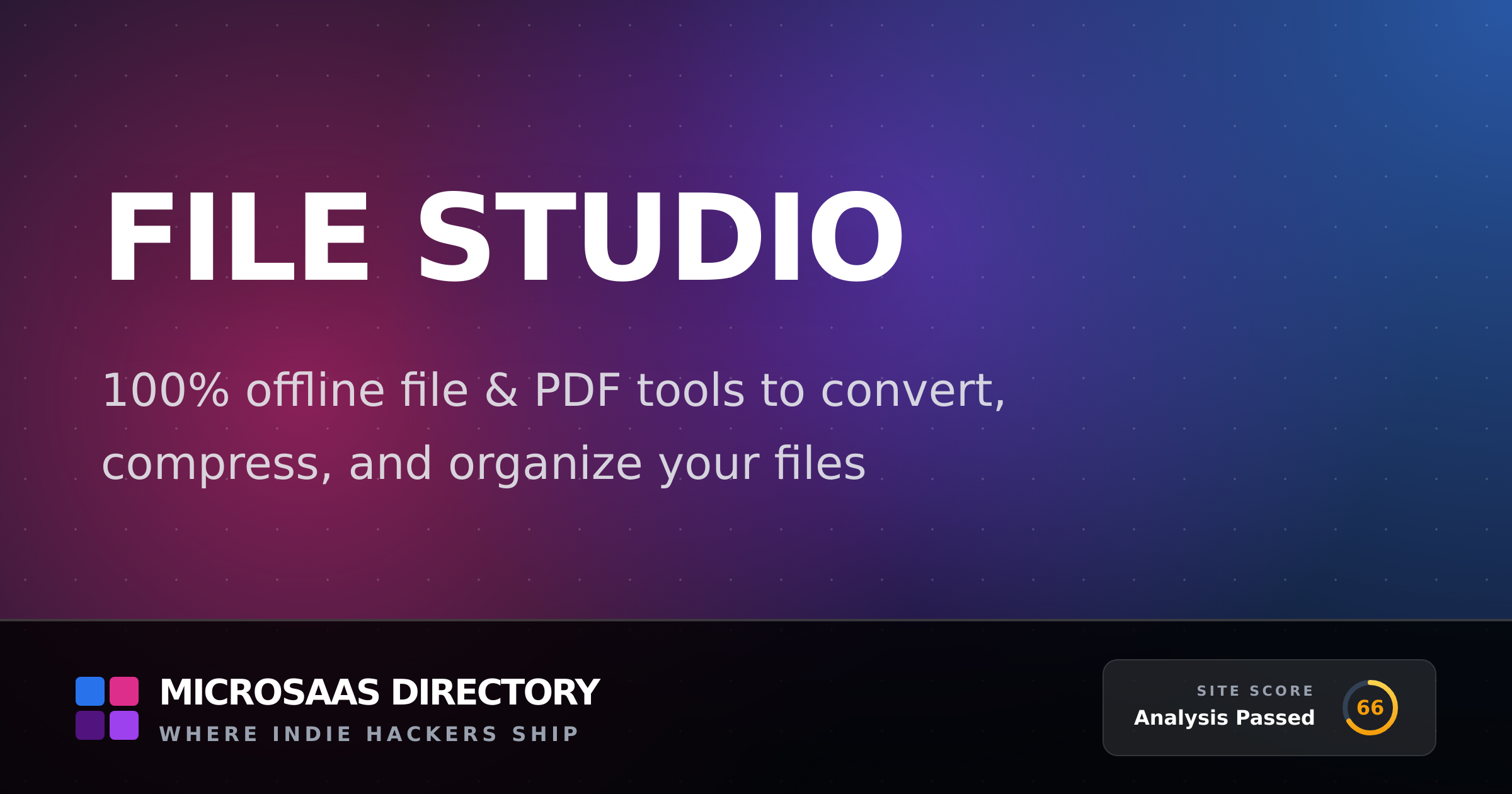 File Studio | MicroSaaS Directory