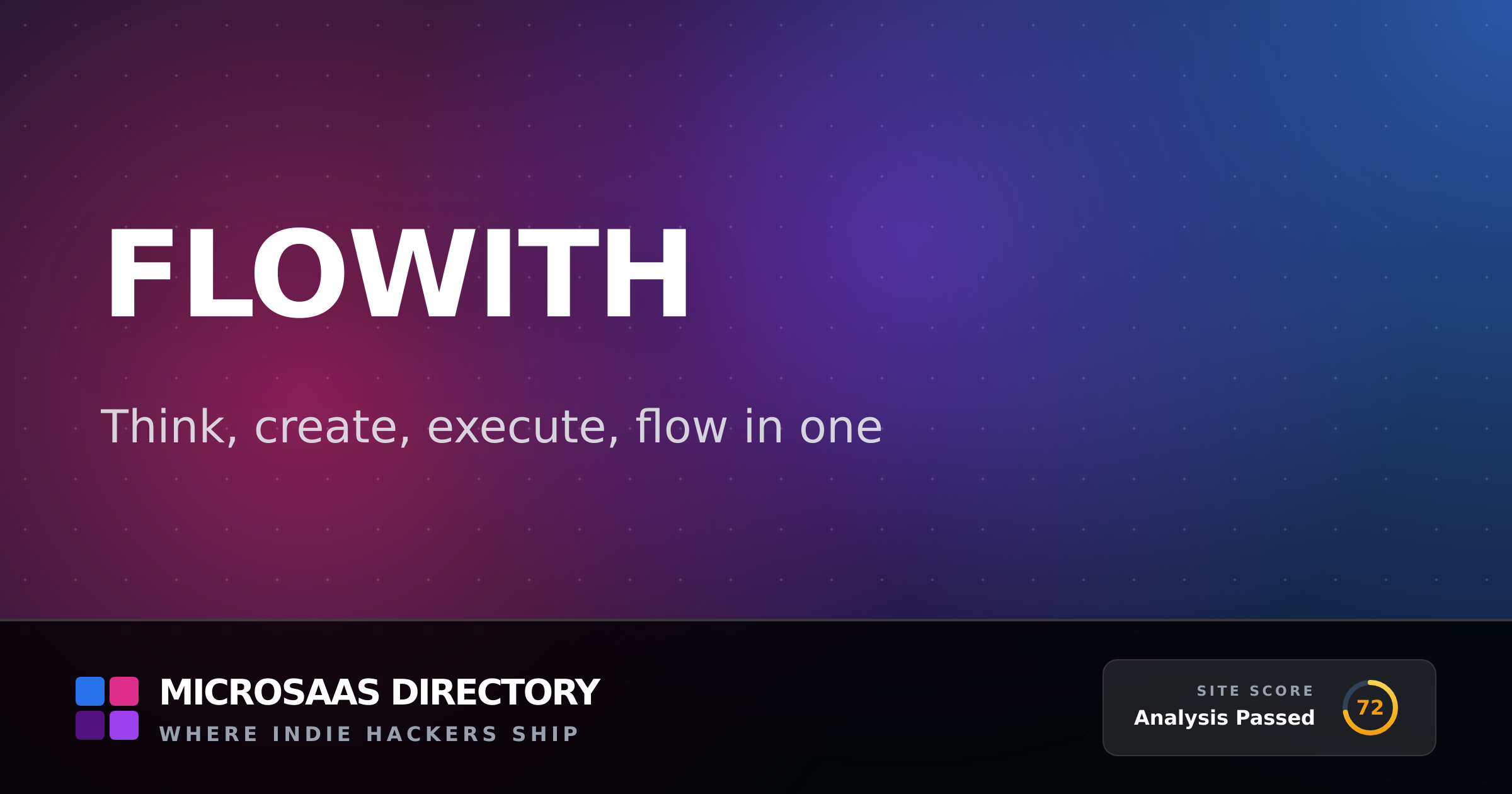 Mary Flowith Flowith | MicroSaaS Directory