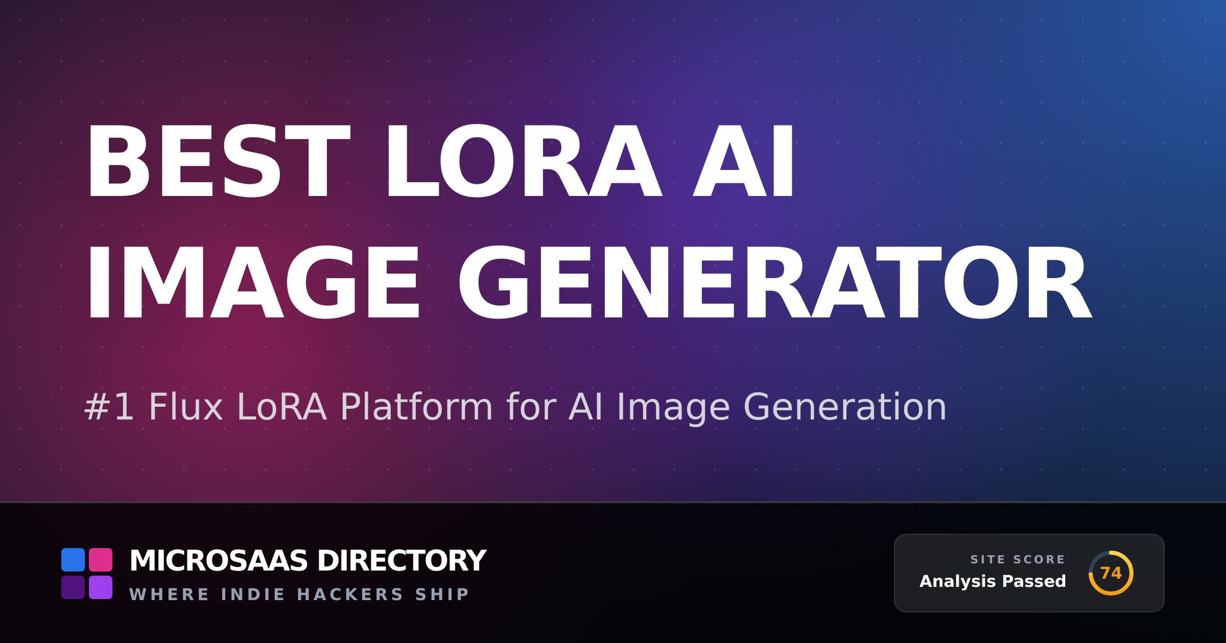 Best LoRA AI Image Generator | MicroSaaS Directory