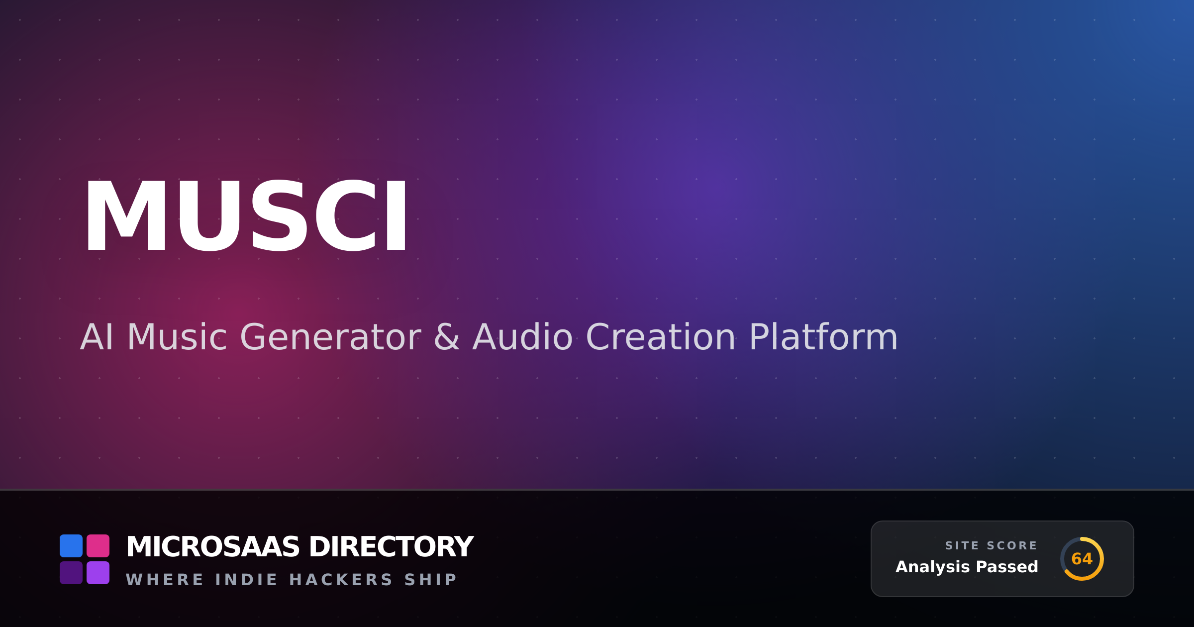 Musci | MicroSaaS Directory