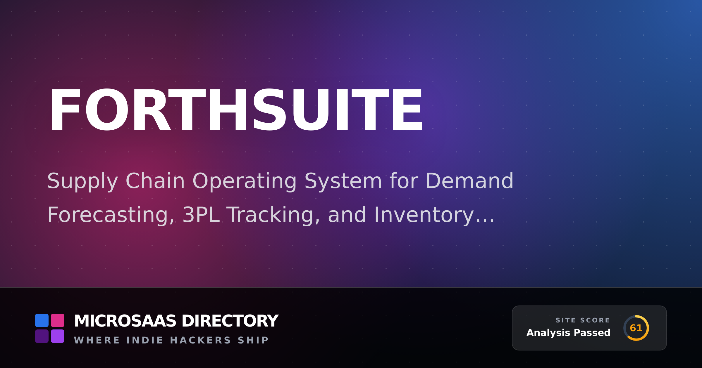 Forthsuite | MicroSaaS Directory