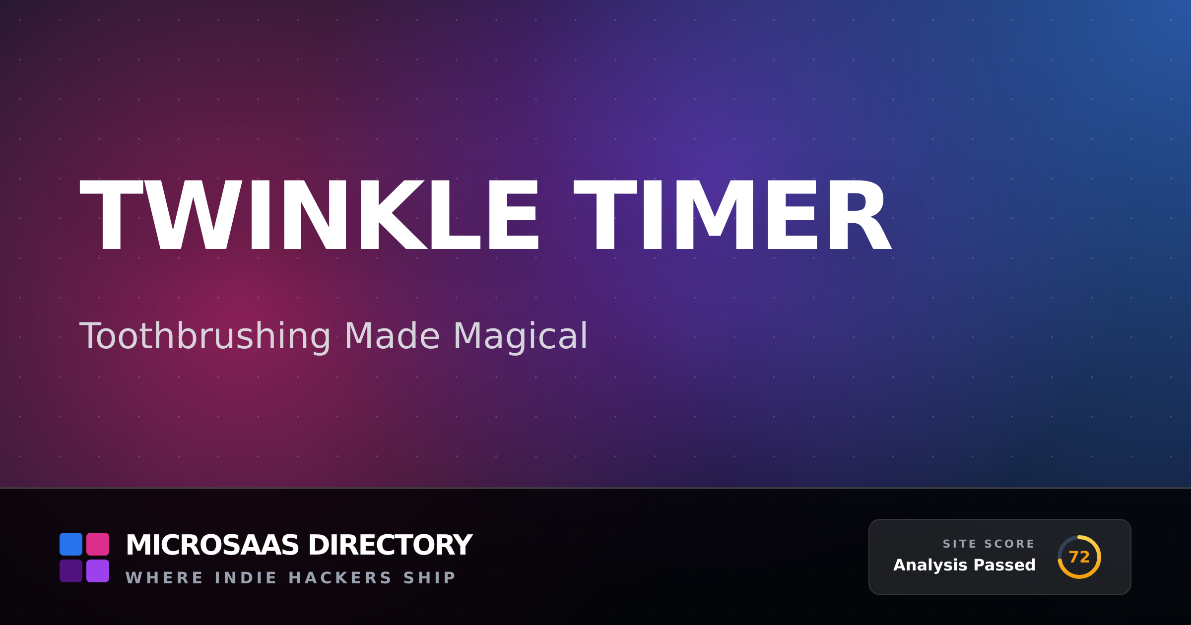 Twinkle Timer | MicroSaaS Directory