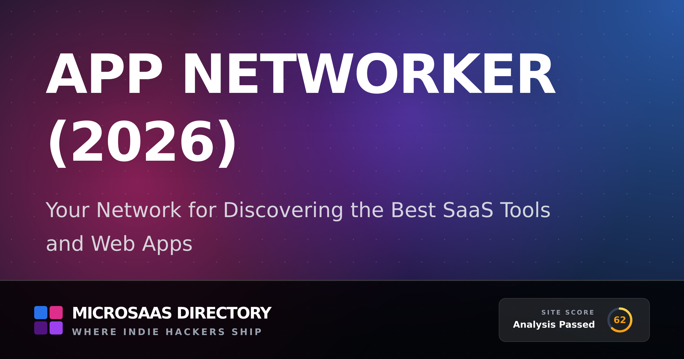 App Networker (2026) | MicroSaaS Directory