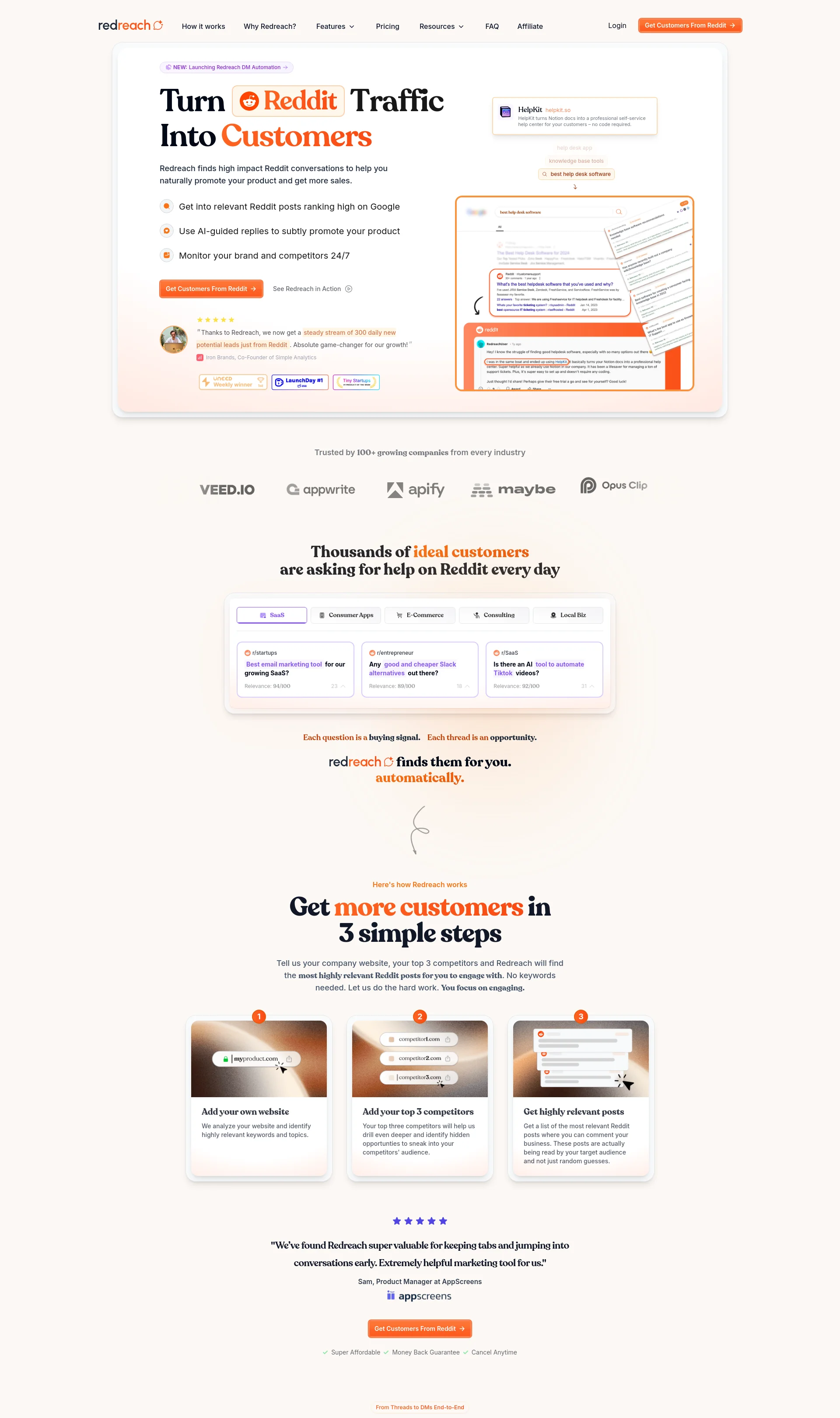 AI-Powered Reddit Lead Generation Tool
