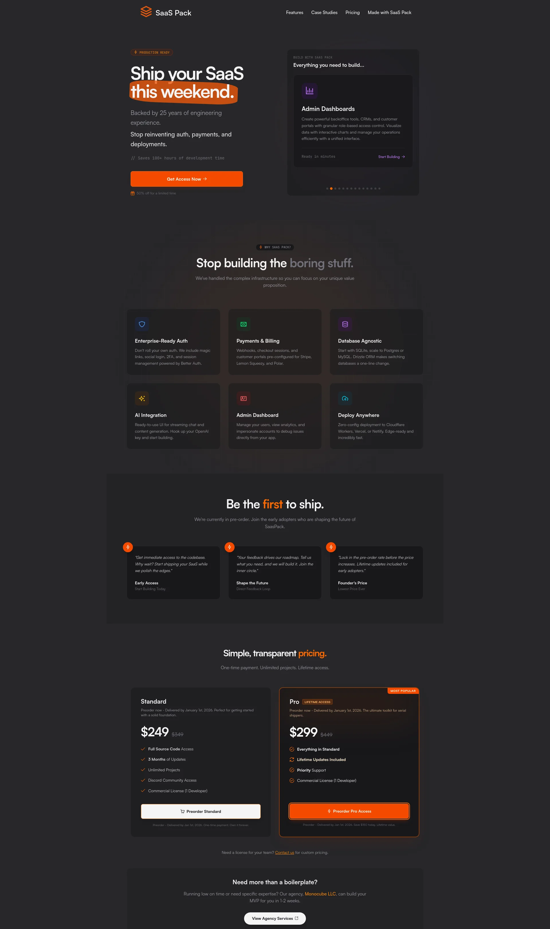 Ship your SaaS this weekend
