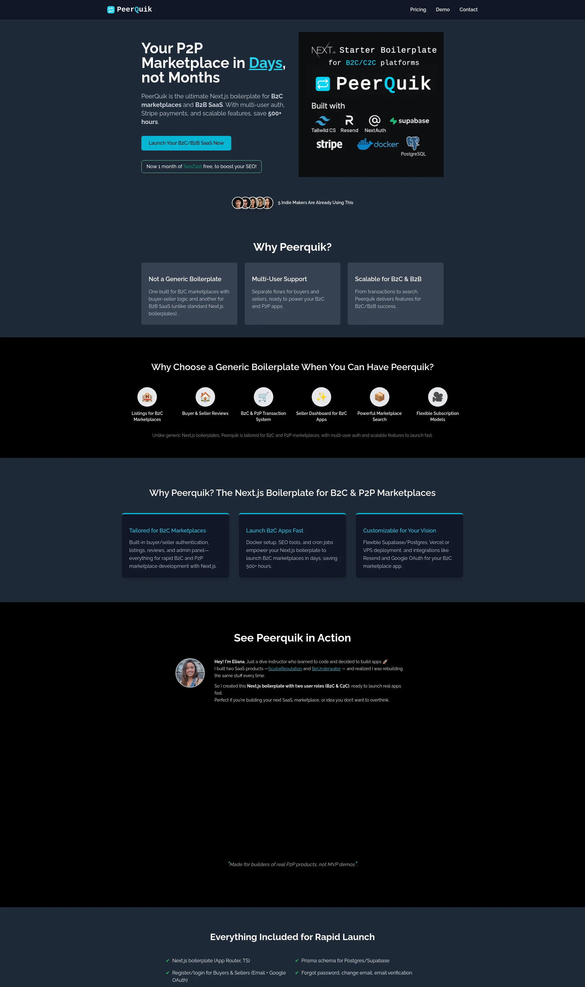 Next.js Boilerplate for B2C & P2P Marketplaces