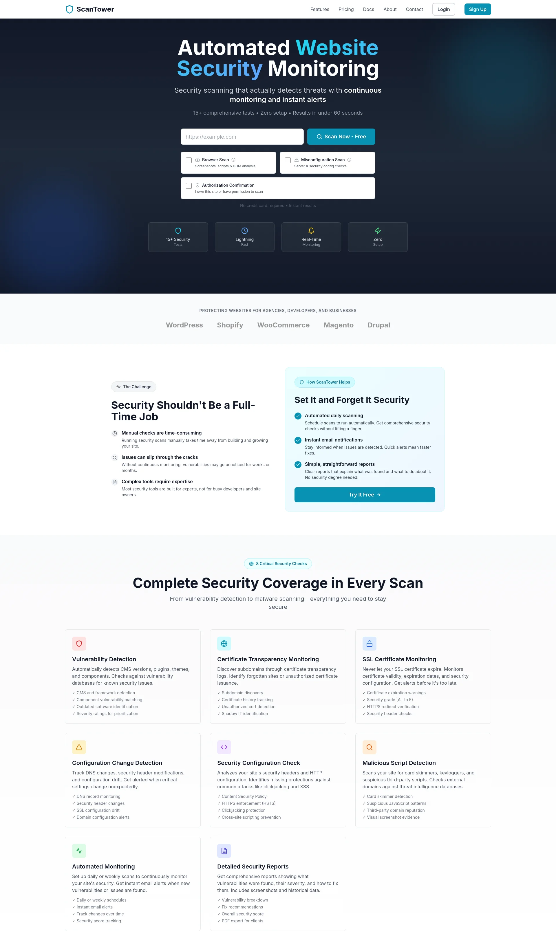 Automated Website Security Scanner