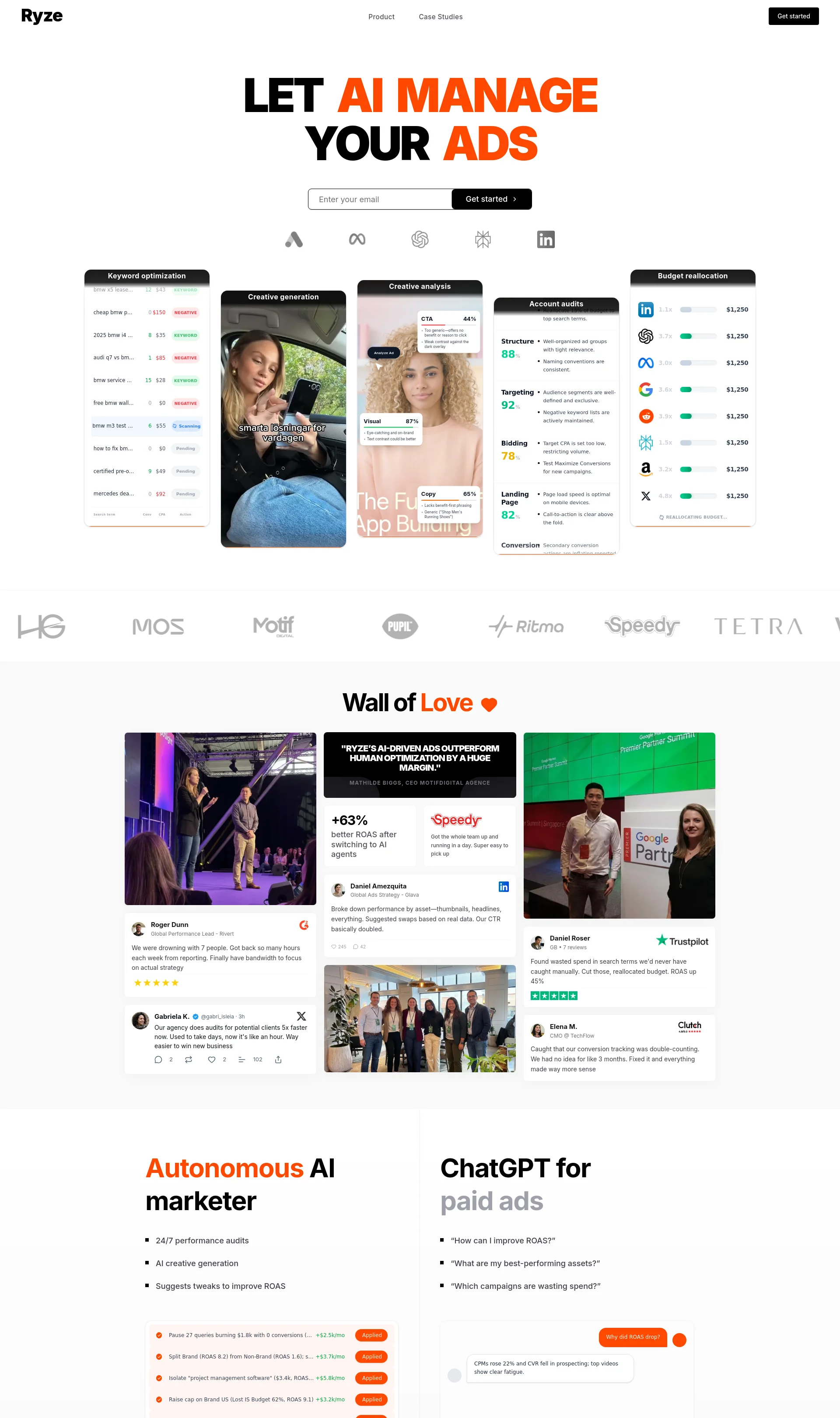 AI that manages ads in ChatGPT, Google, and Meta