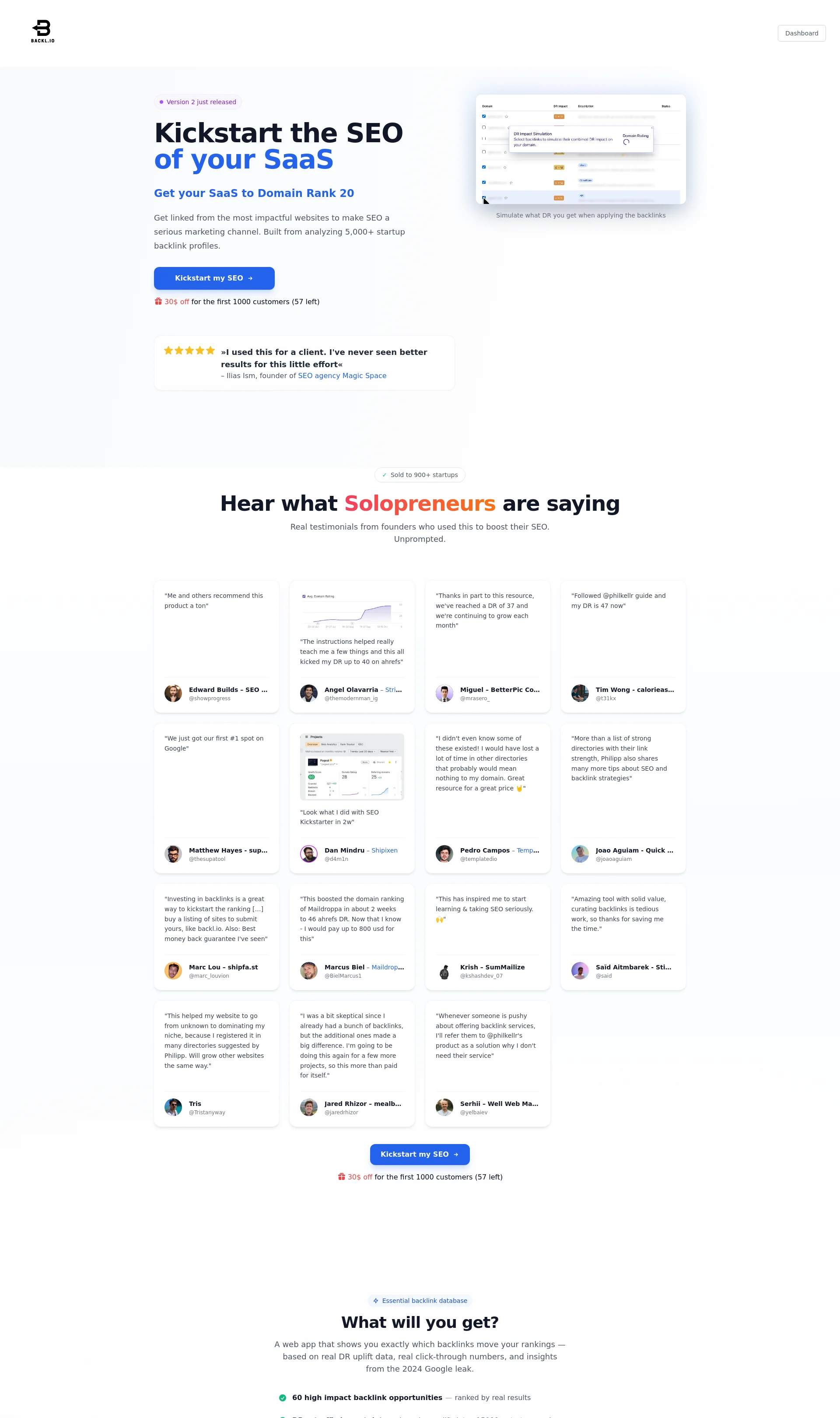 Kickstart the SEO of your SaaS to reach Domain Rank 20