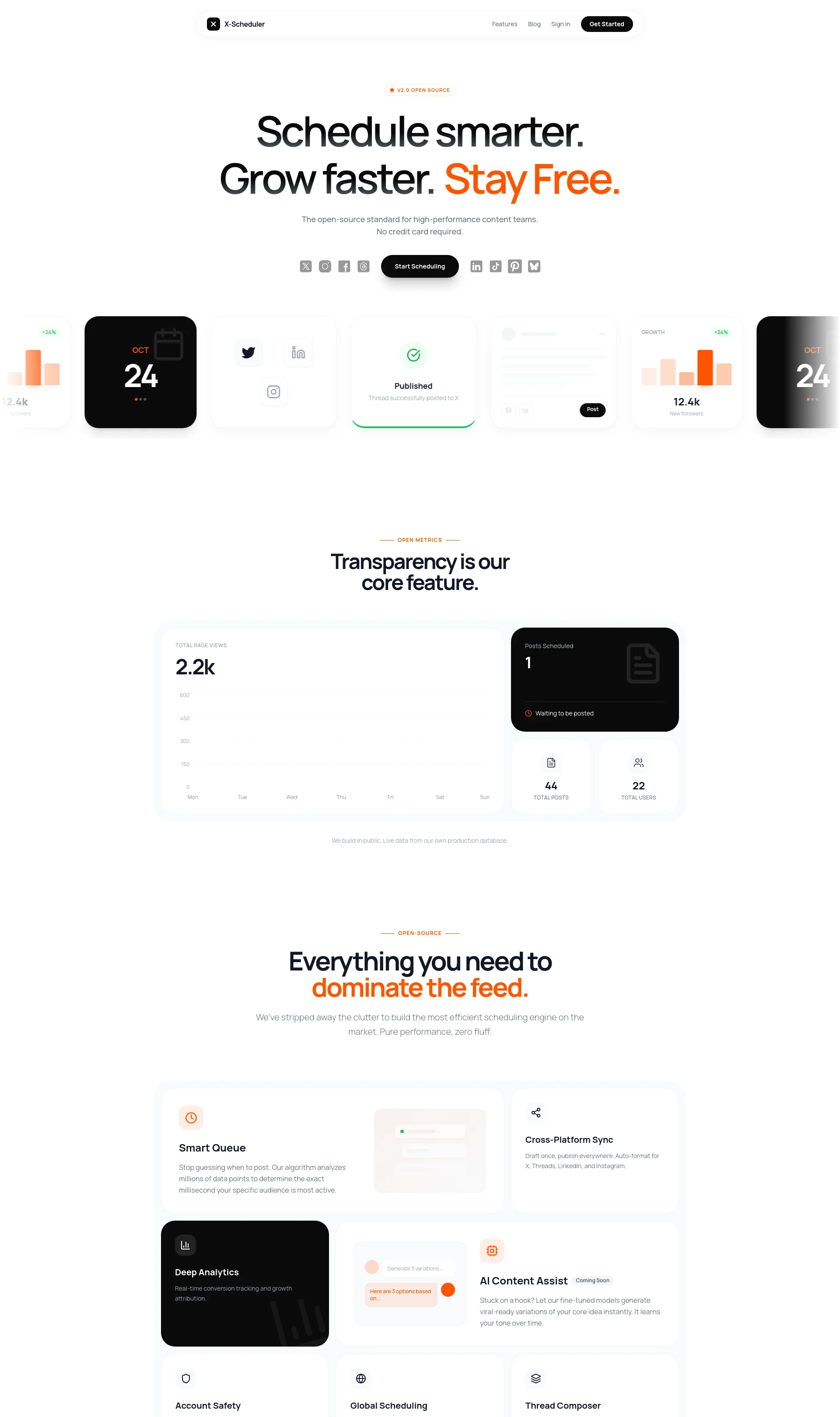 Schedule your tweets for free with X Scheduler