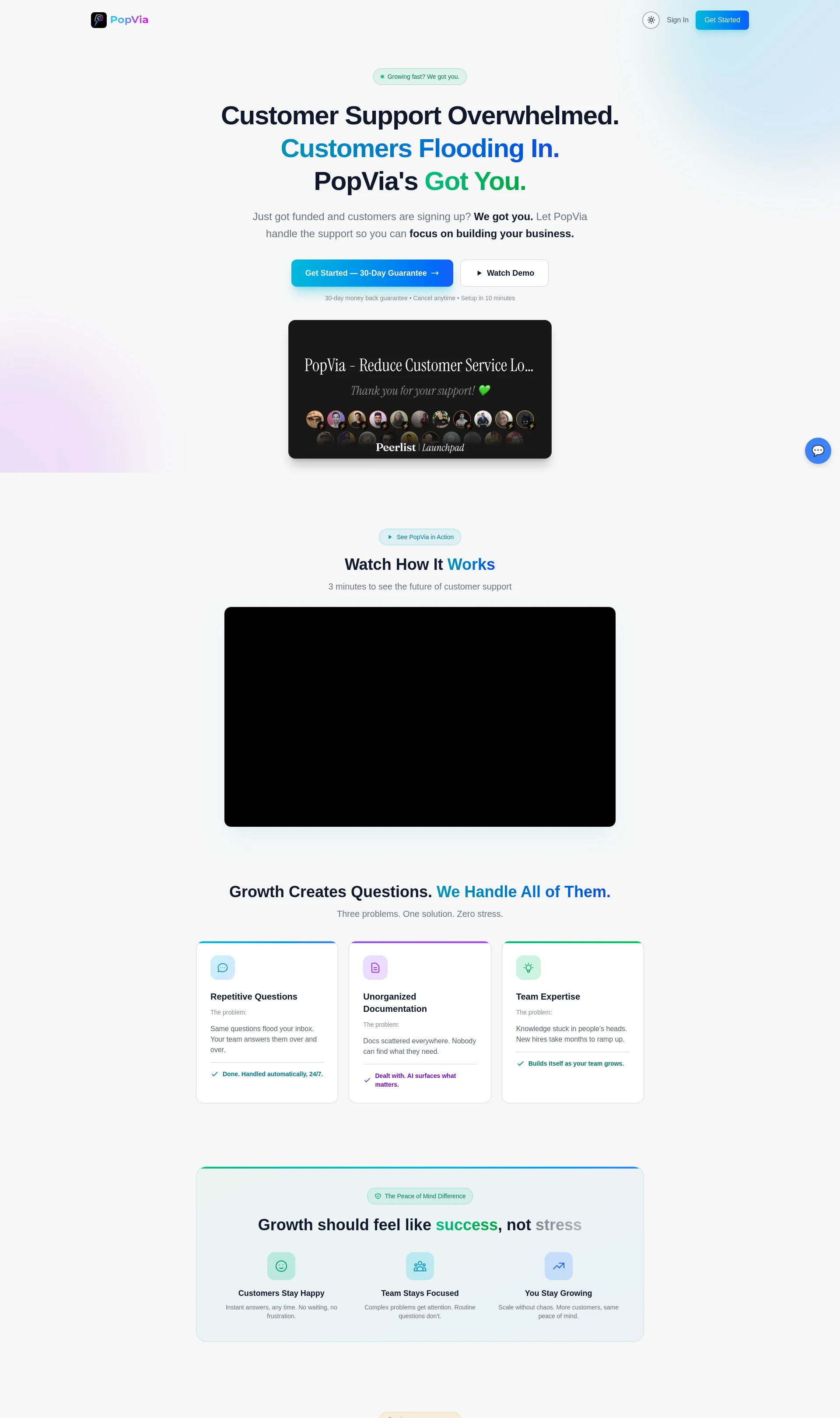 Reduce Customer Service Load