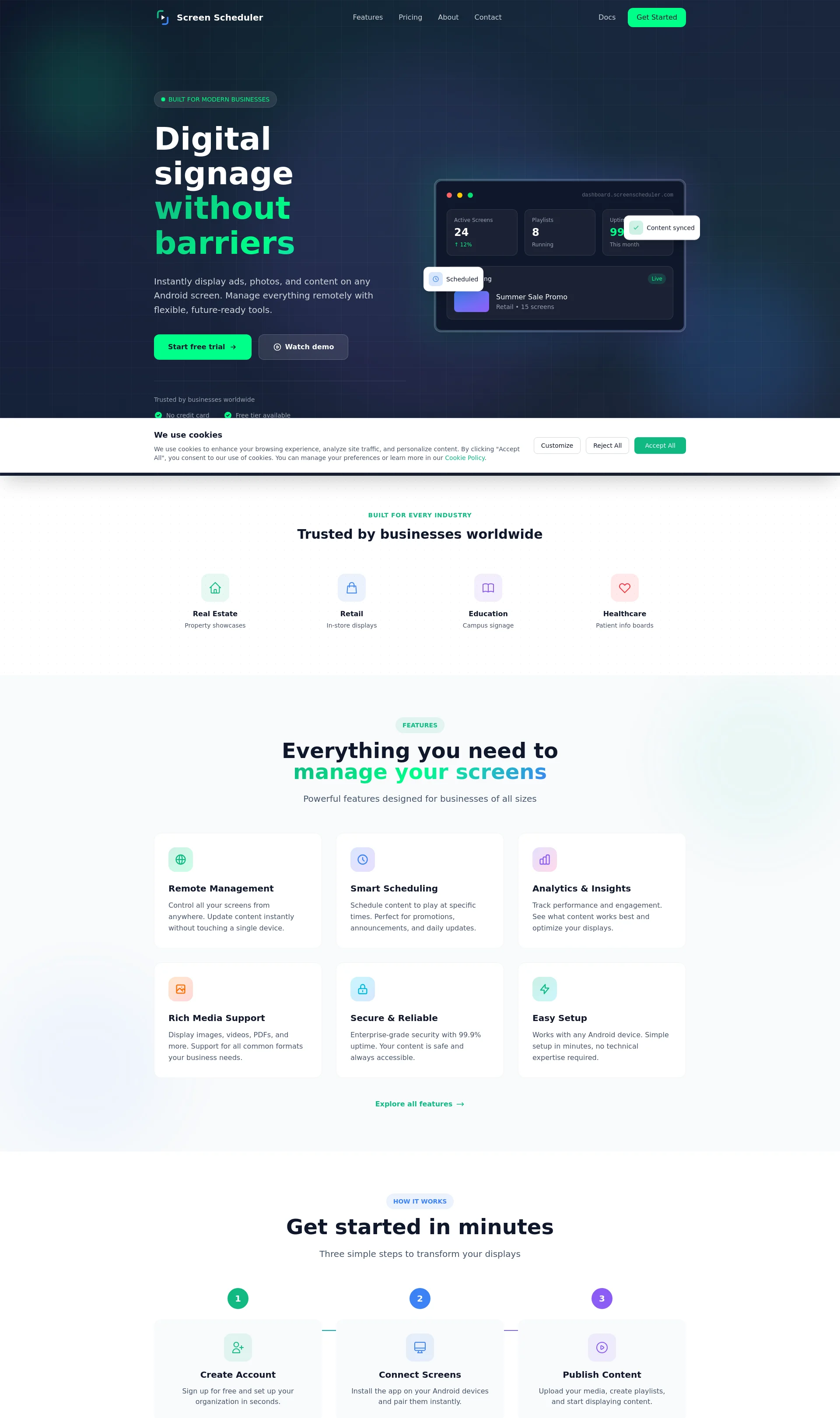Free Android Signage Software