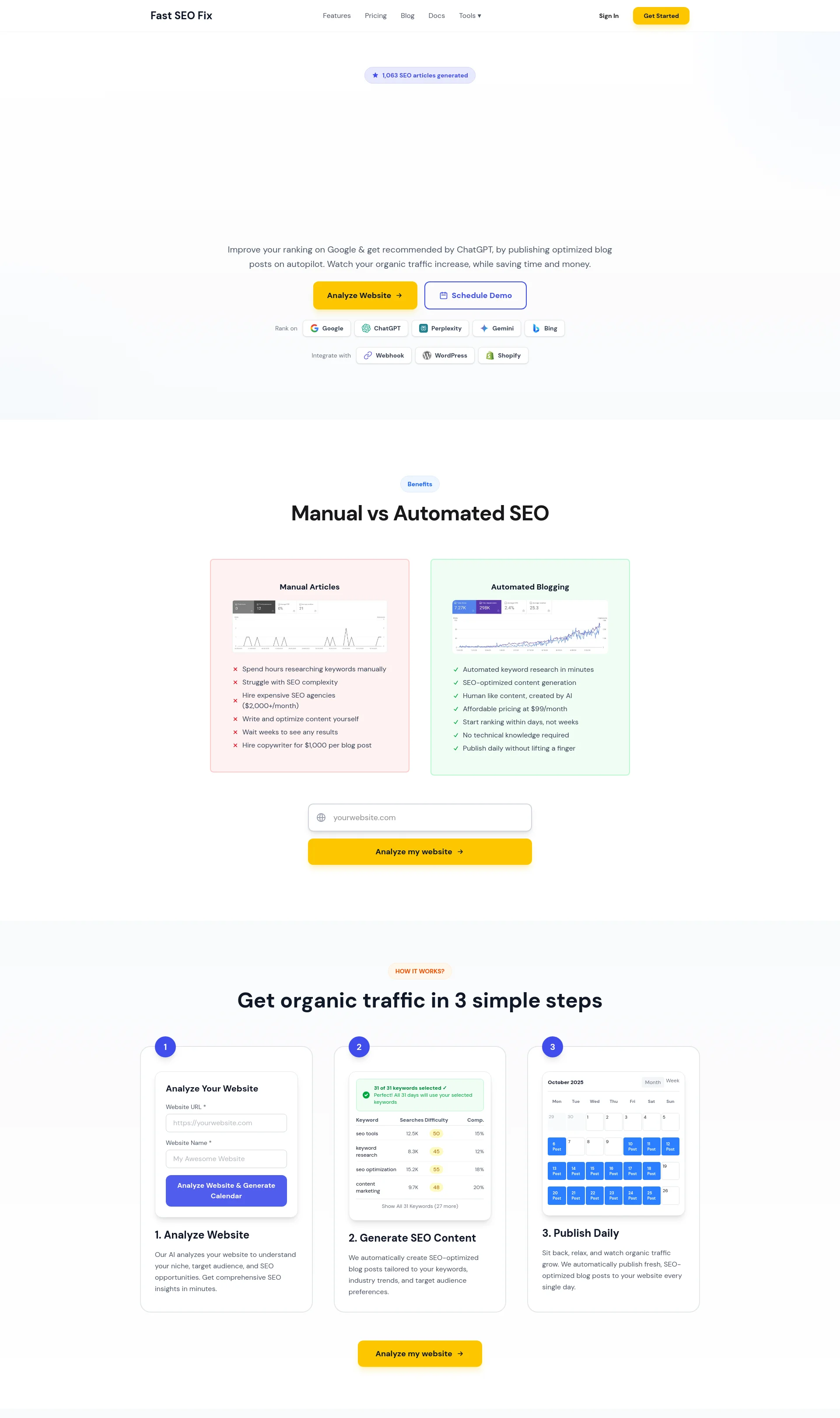 Automate your SEO with AI-powered content generation and publishing