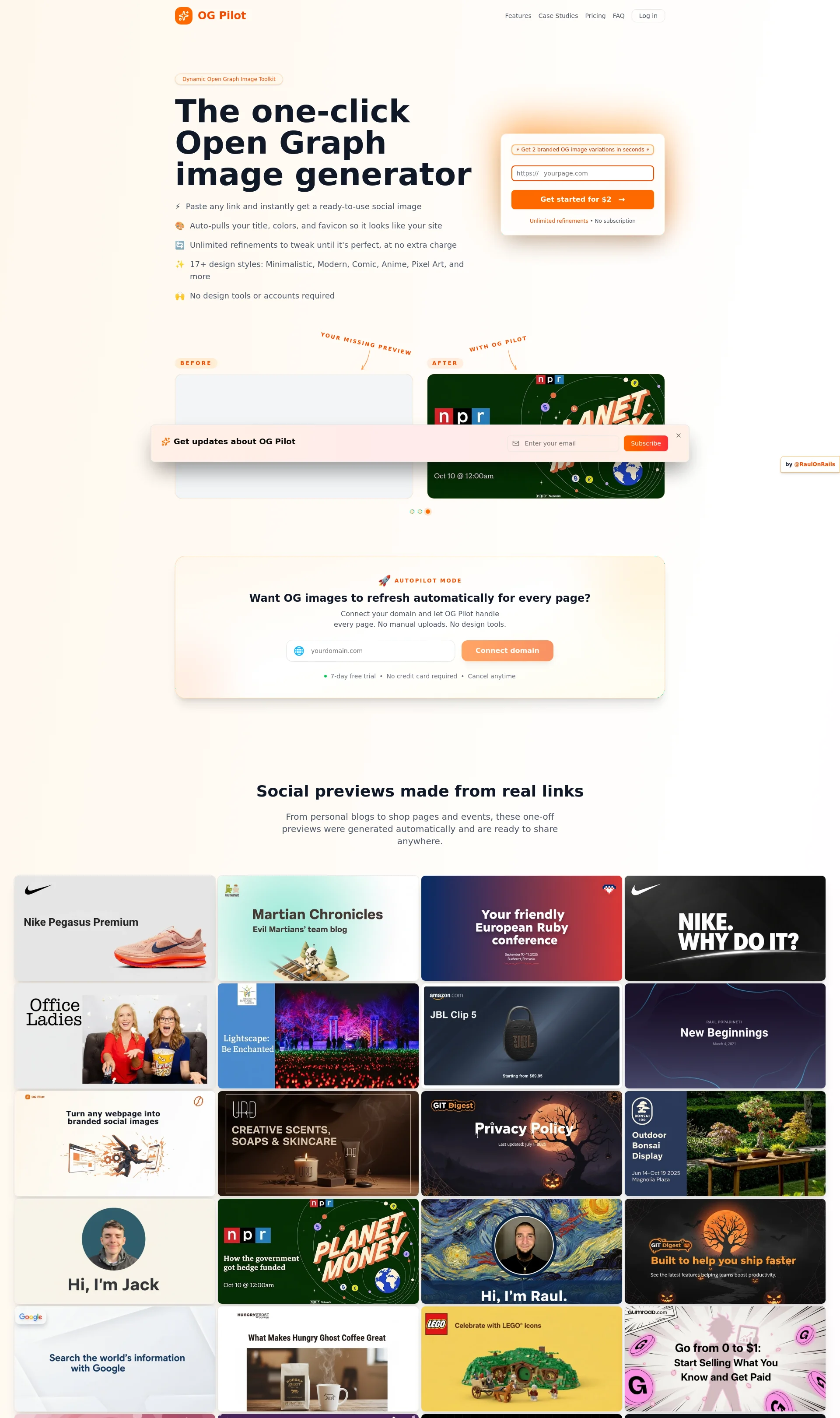 The one-click Open Graph image generator