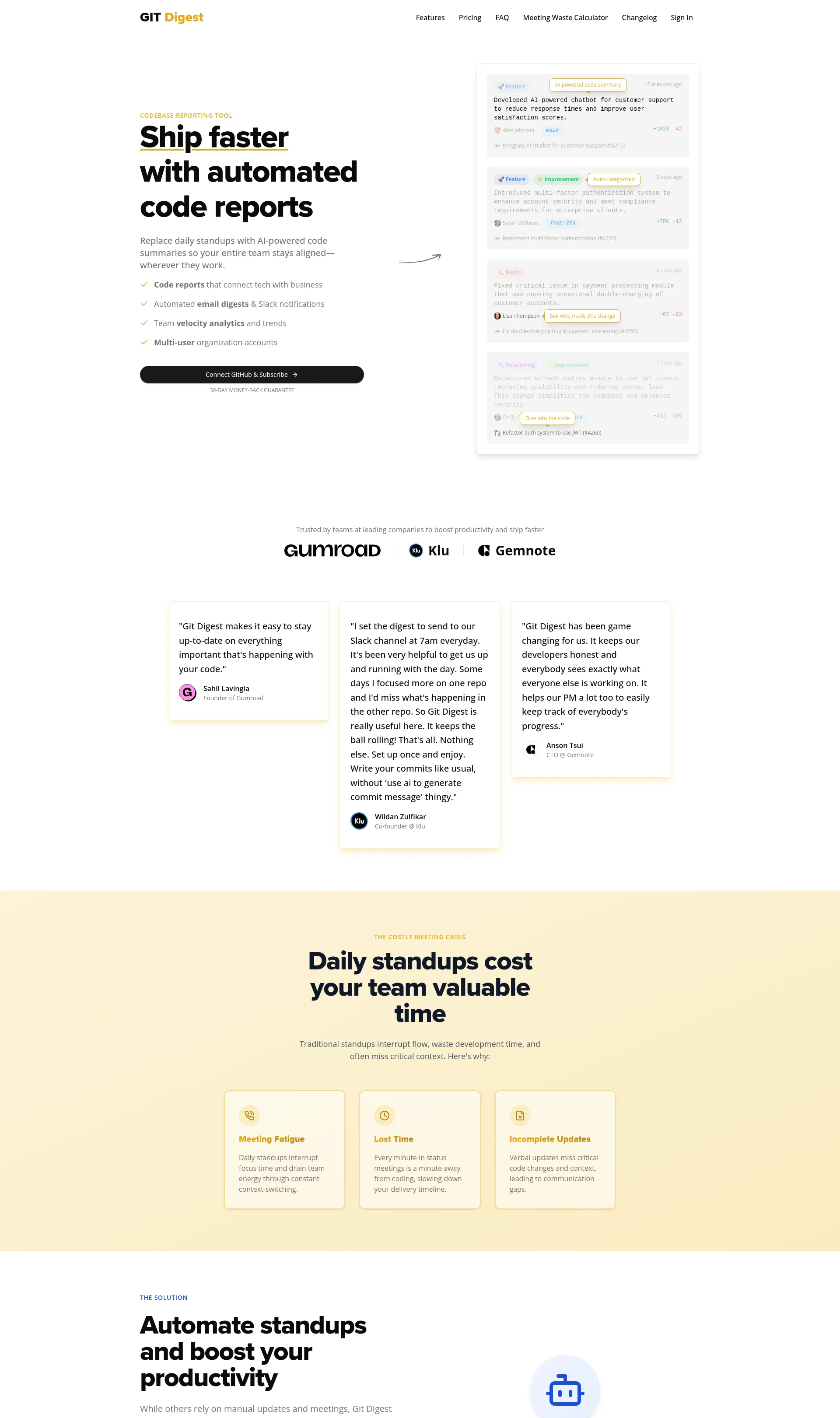 Automate code reports and ship faster with AI-powered code summaries