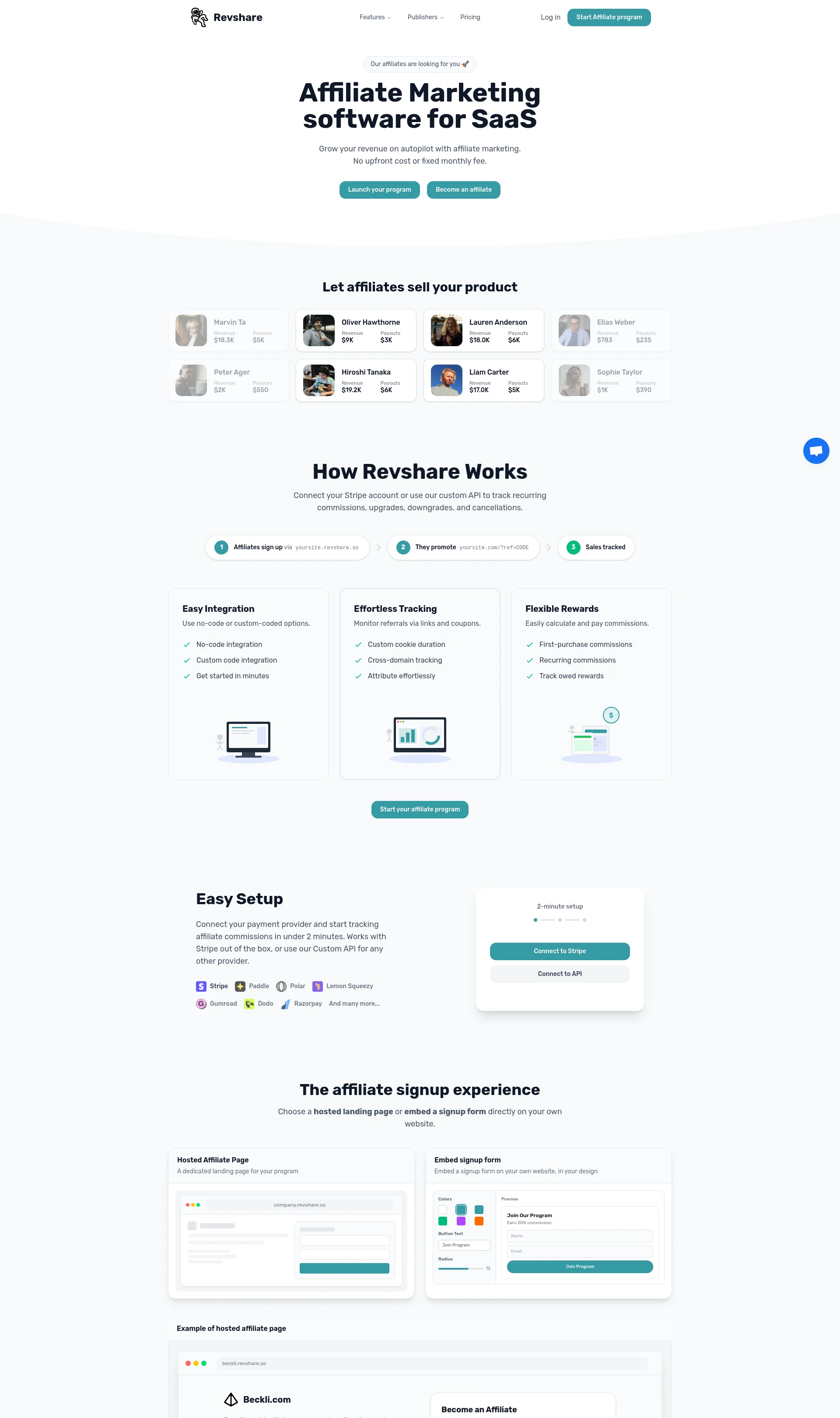 Affiliate Software Built for SaaS