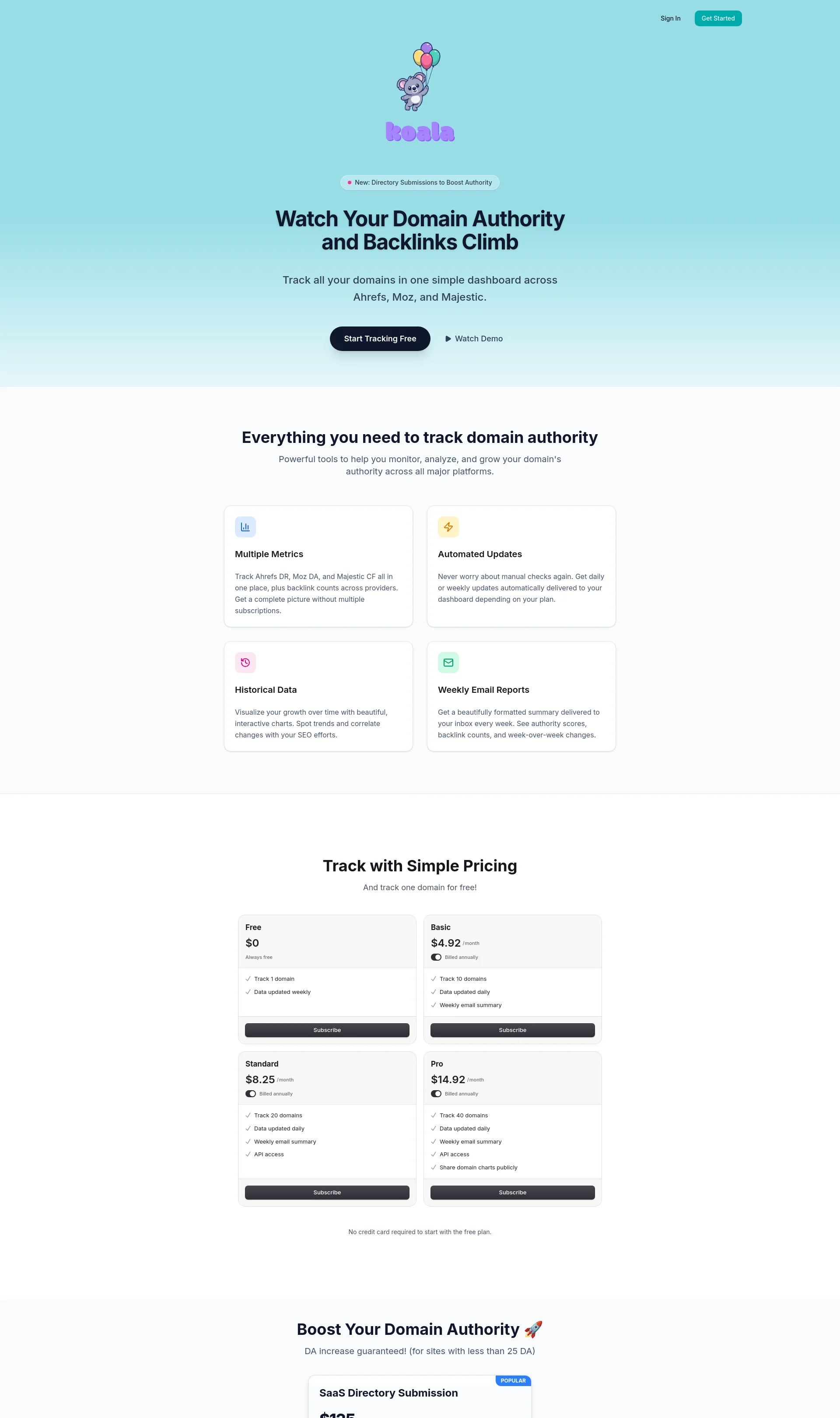 Watch your domain rating climb!