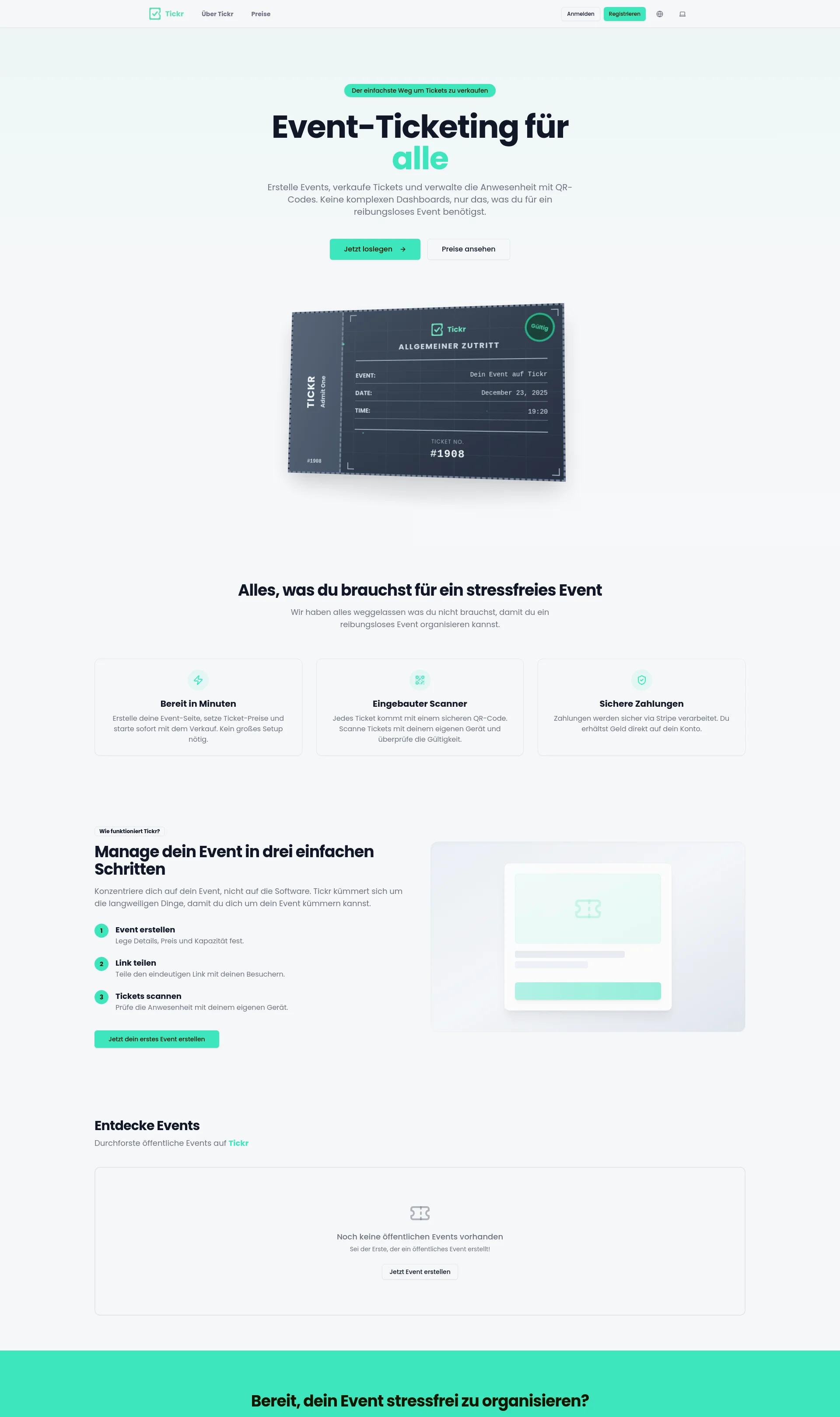 Event-Ticketing made simple