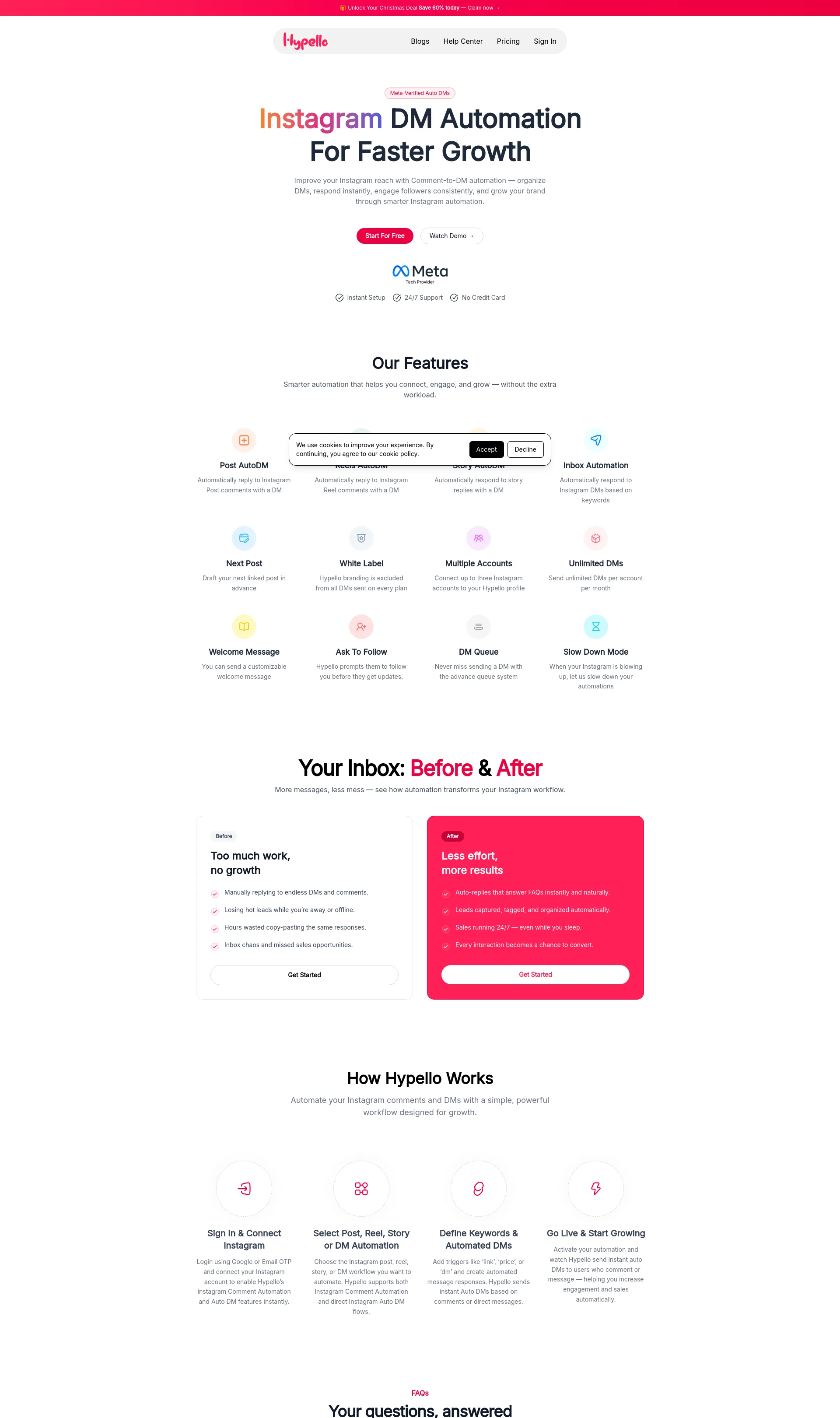 Most Affordable Instagram DM & Comment Automation