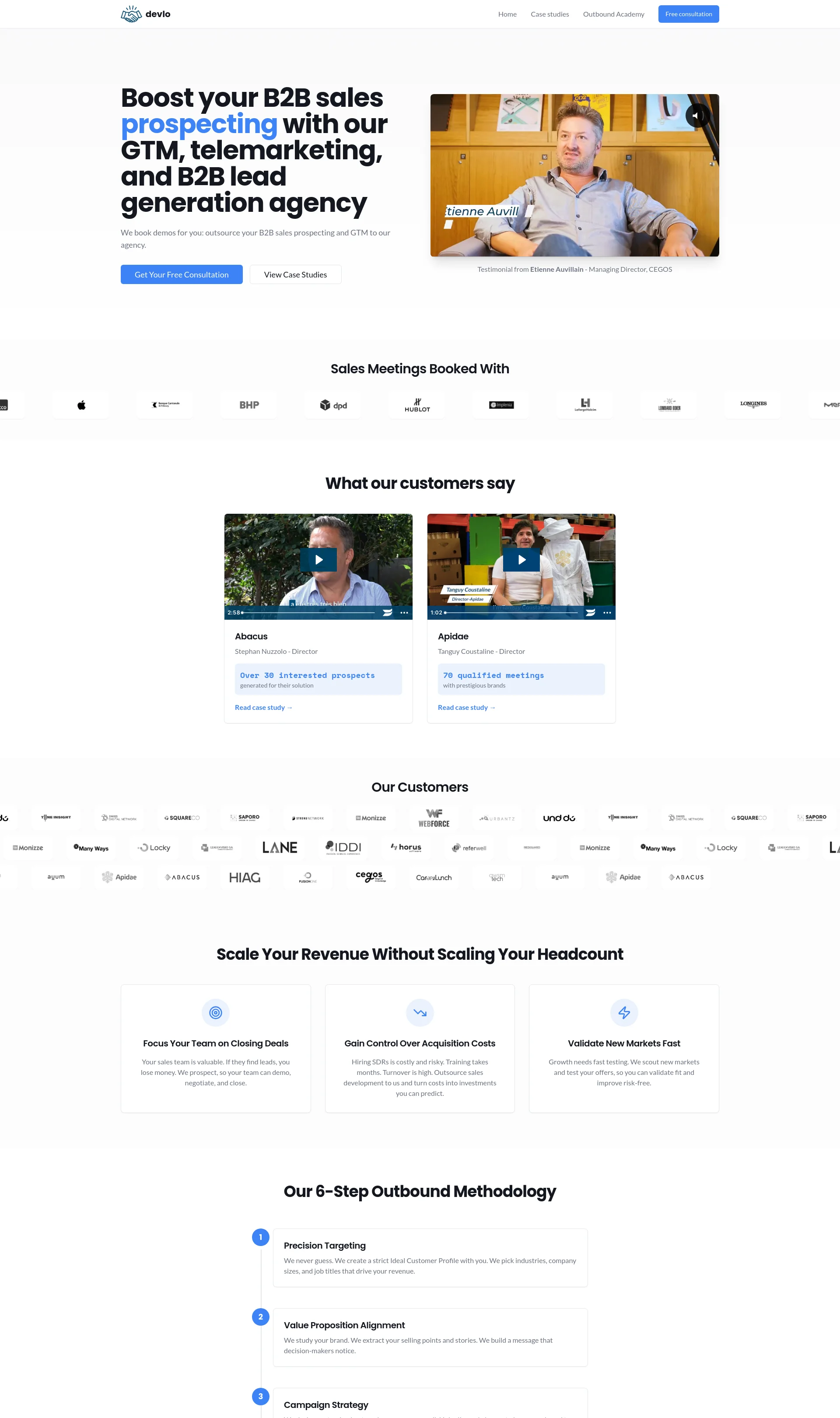 B2B GTM and Sales Prospecting Agency