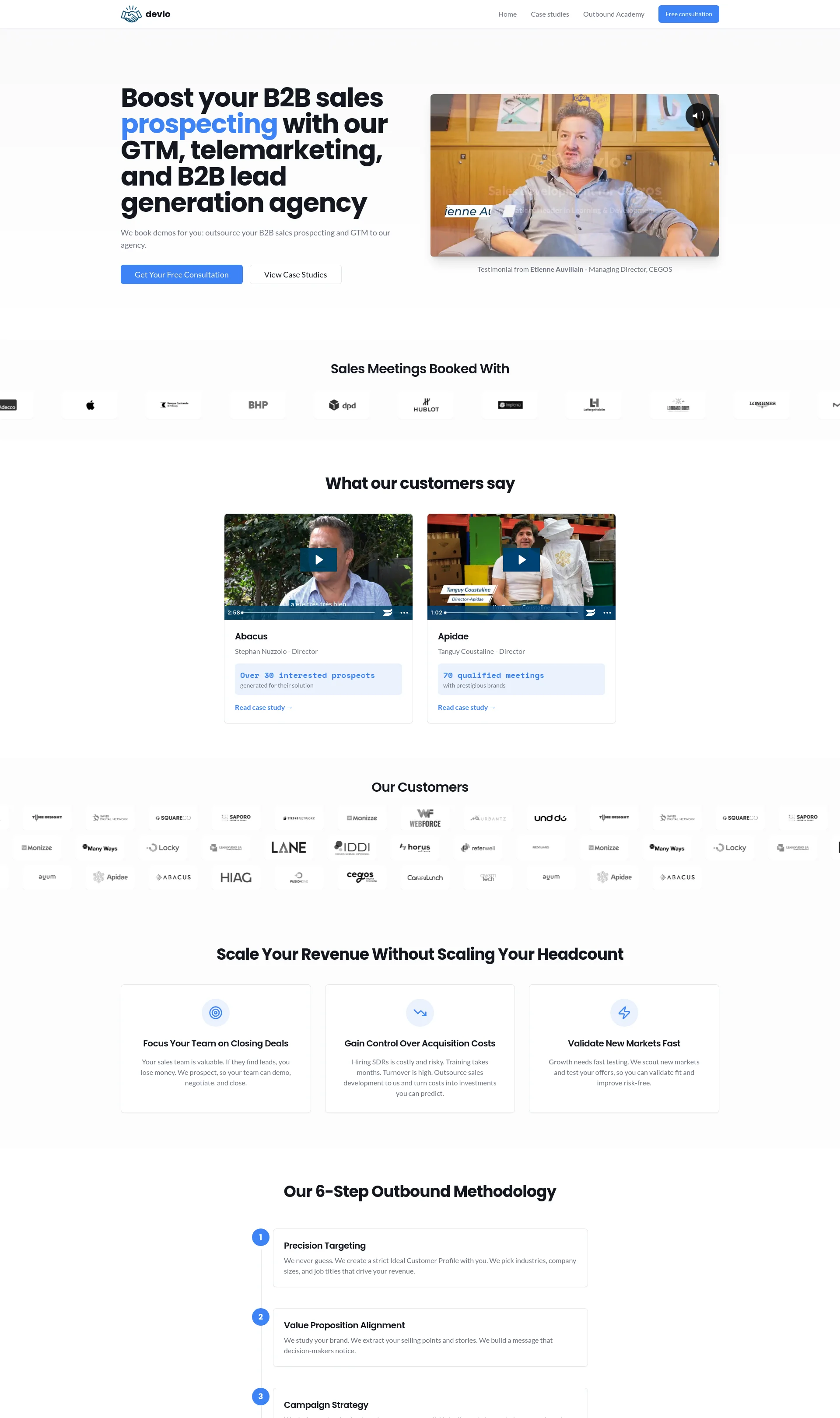 B2B GTM and Sales Prospecting Agency