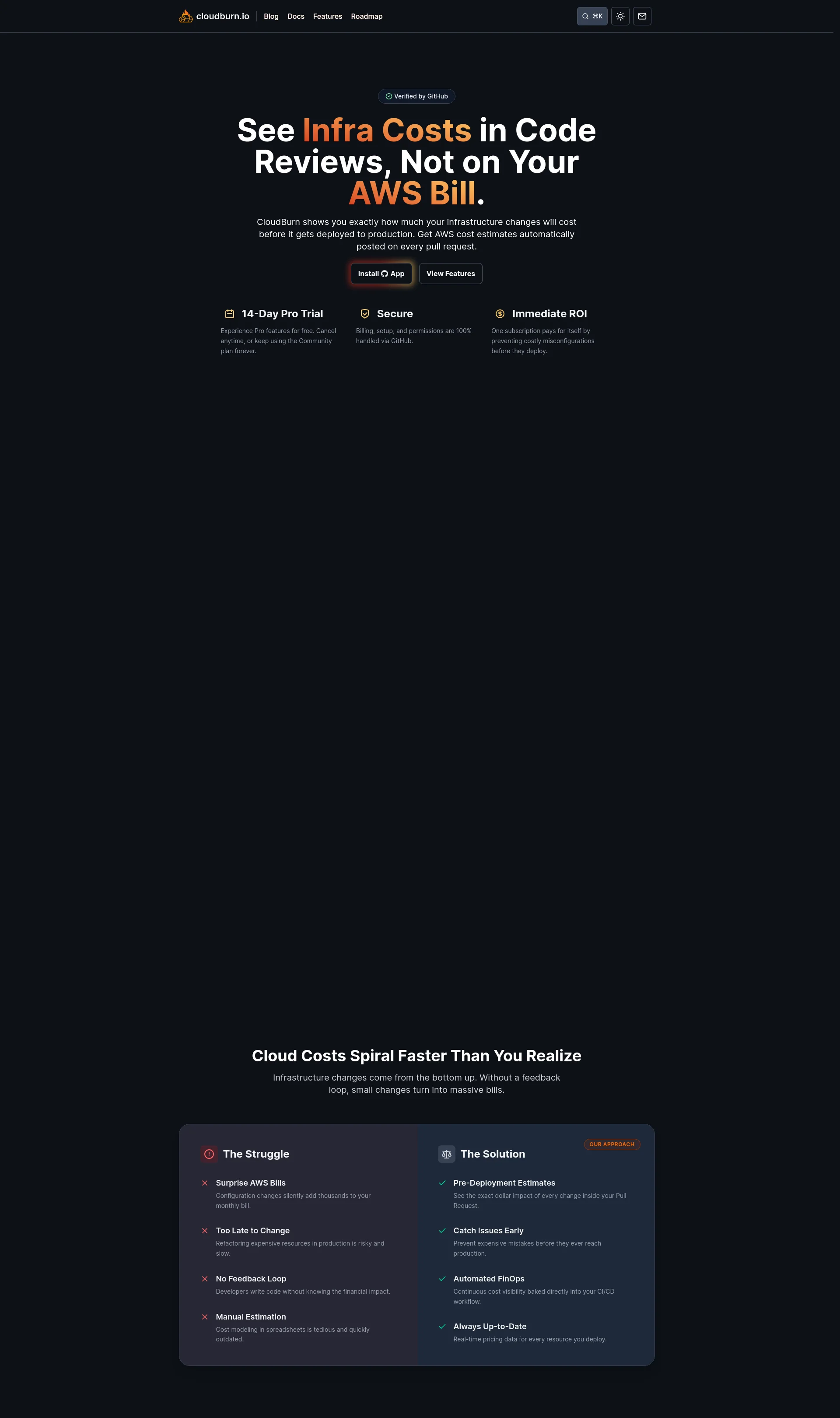 AWS Cost Analysis for Infrastructure as Code