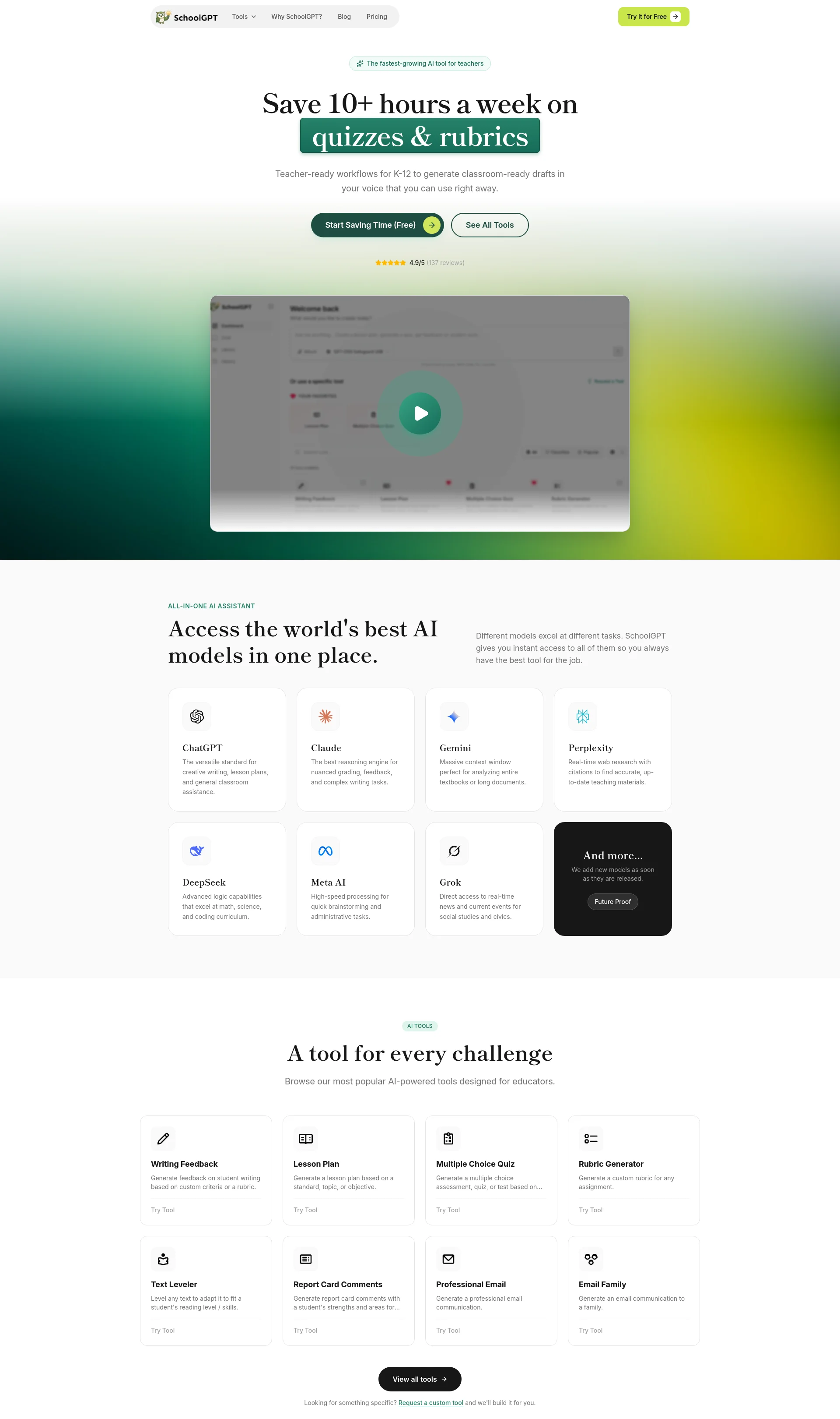 AI Teaching Assistant for K-12 Educators