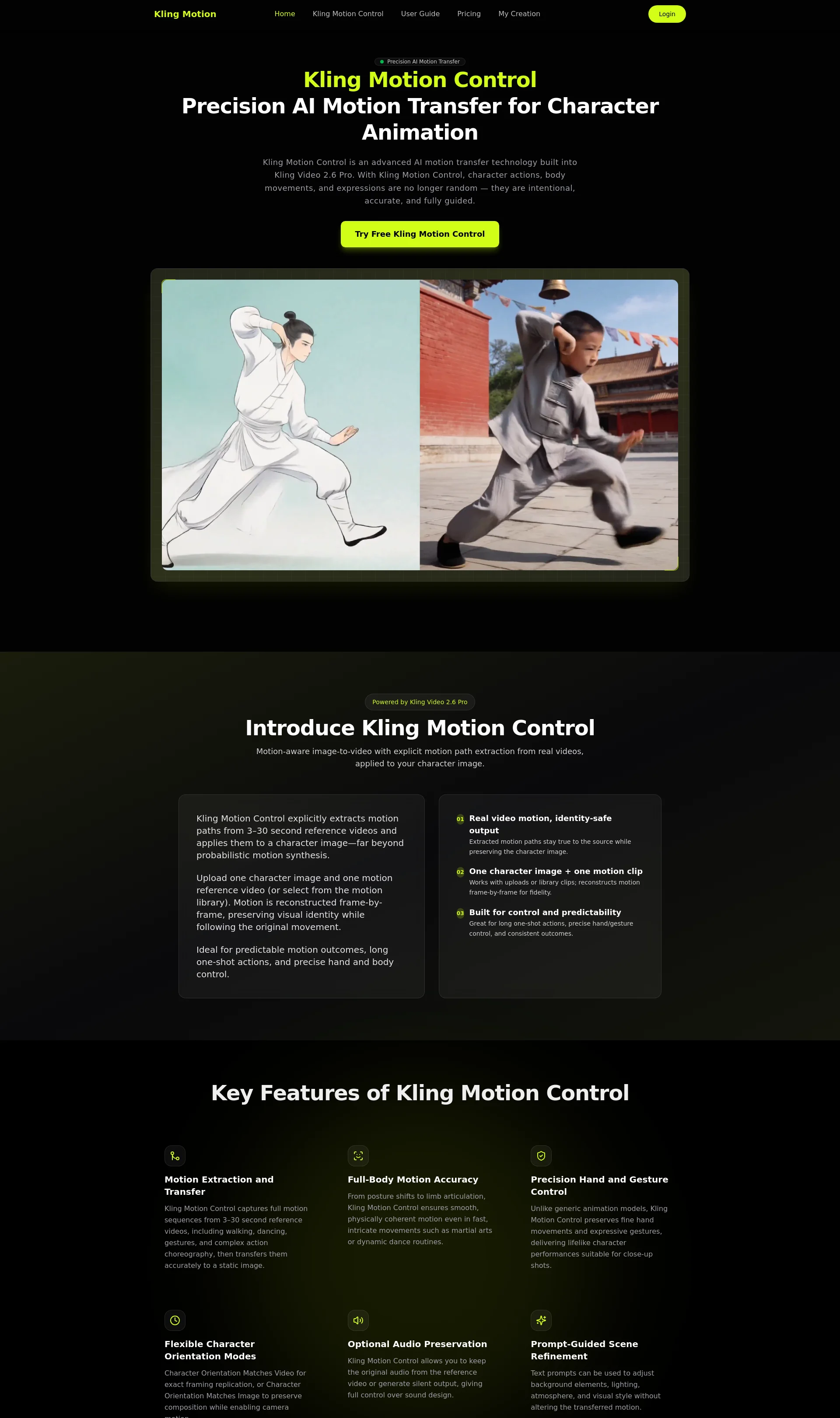 Precise AI Motion Transfer Animation