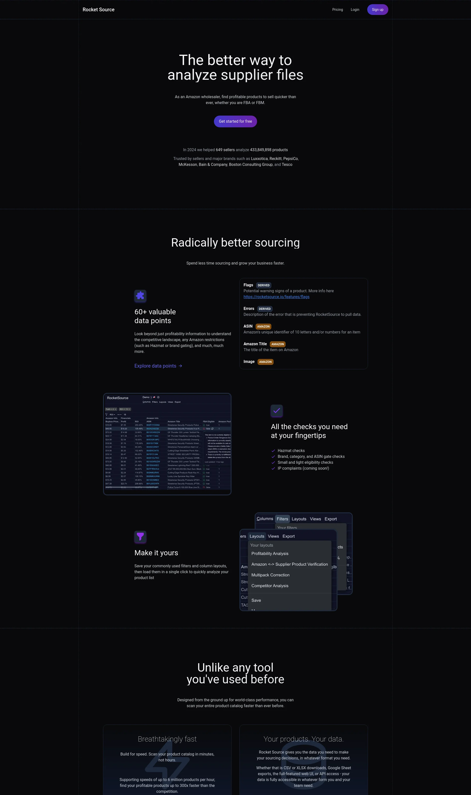 Amazon FBA Wholesale Sourcing Tool