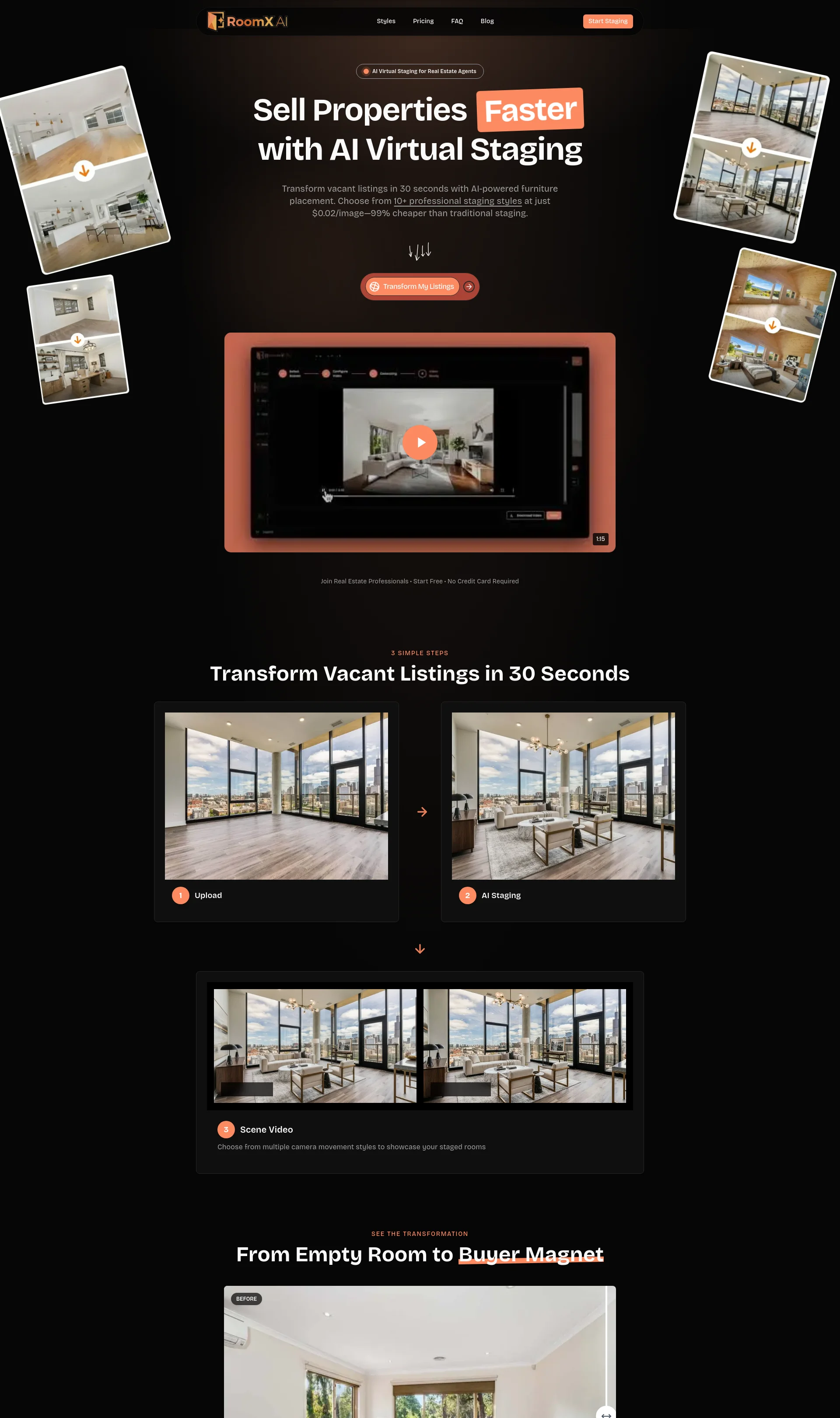 Transform listings in 30 seconds with AI virtual staging