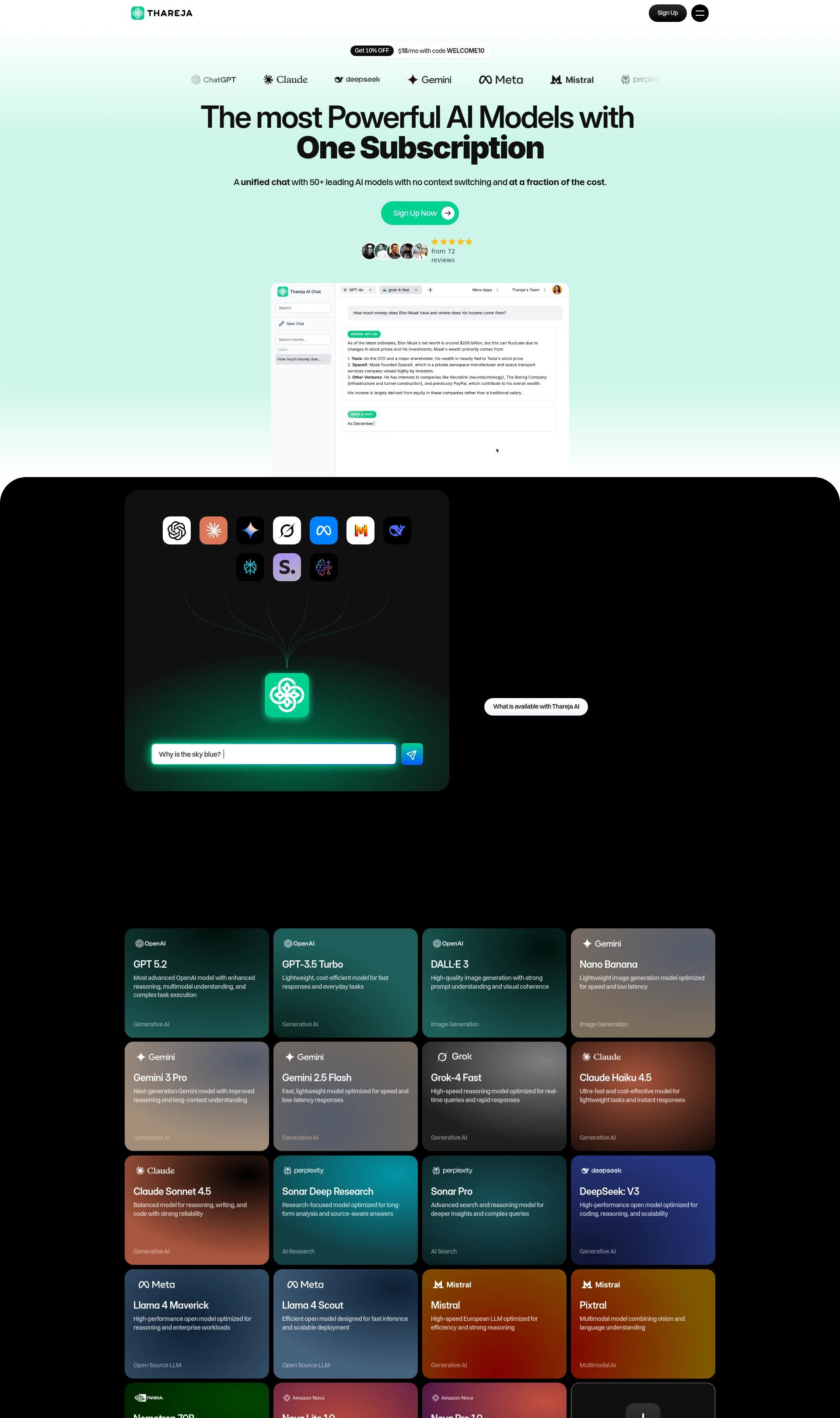 Access multiple AI models in a single conversation