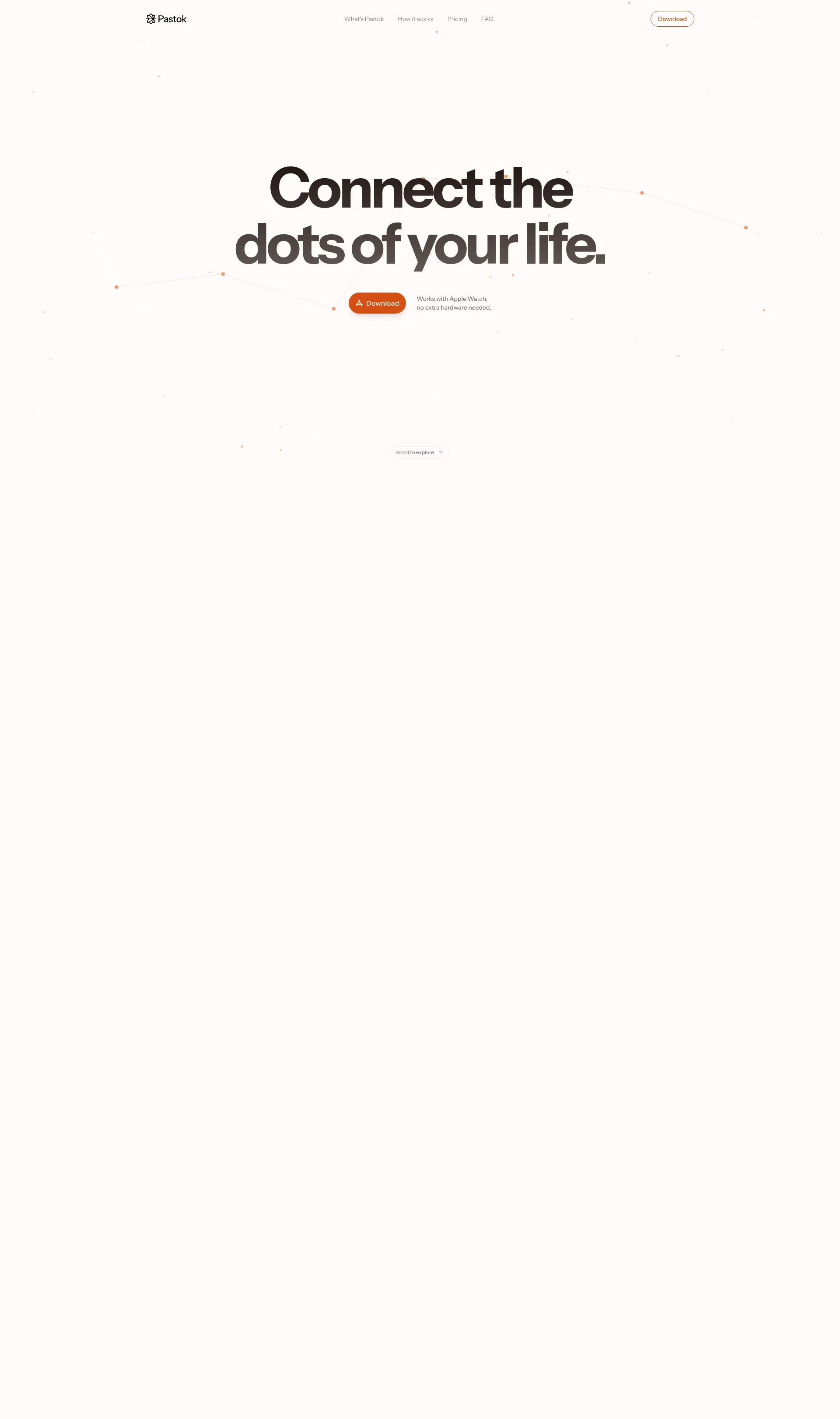 Connect the dots of your life