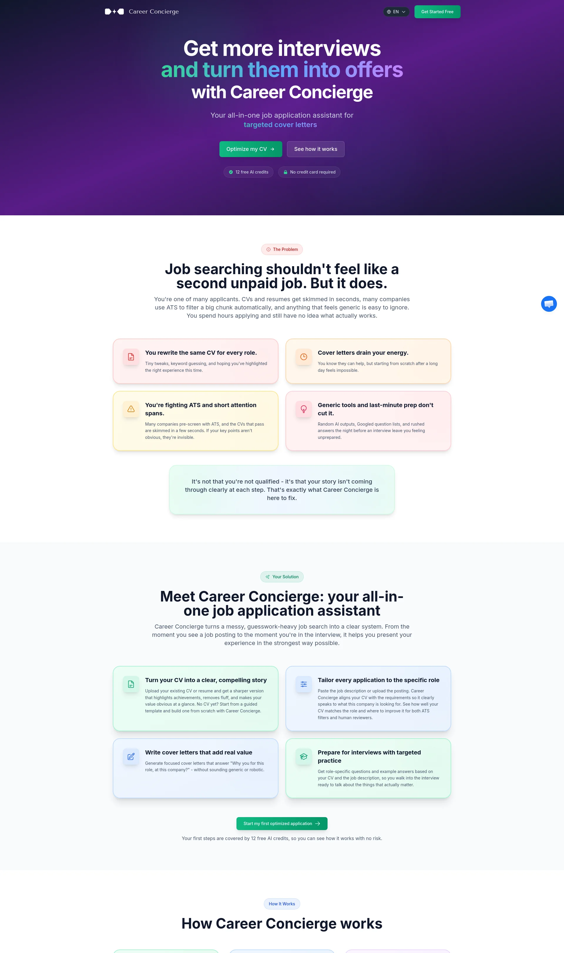Get More Interviews & Turn Them Into Offers with Career Concierge, Your All-in-One Job Application Assistant