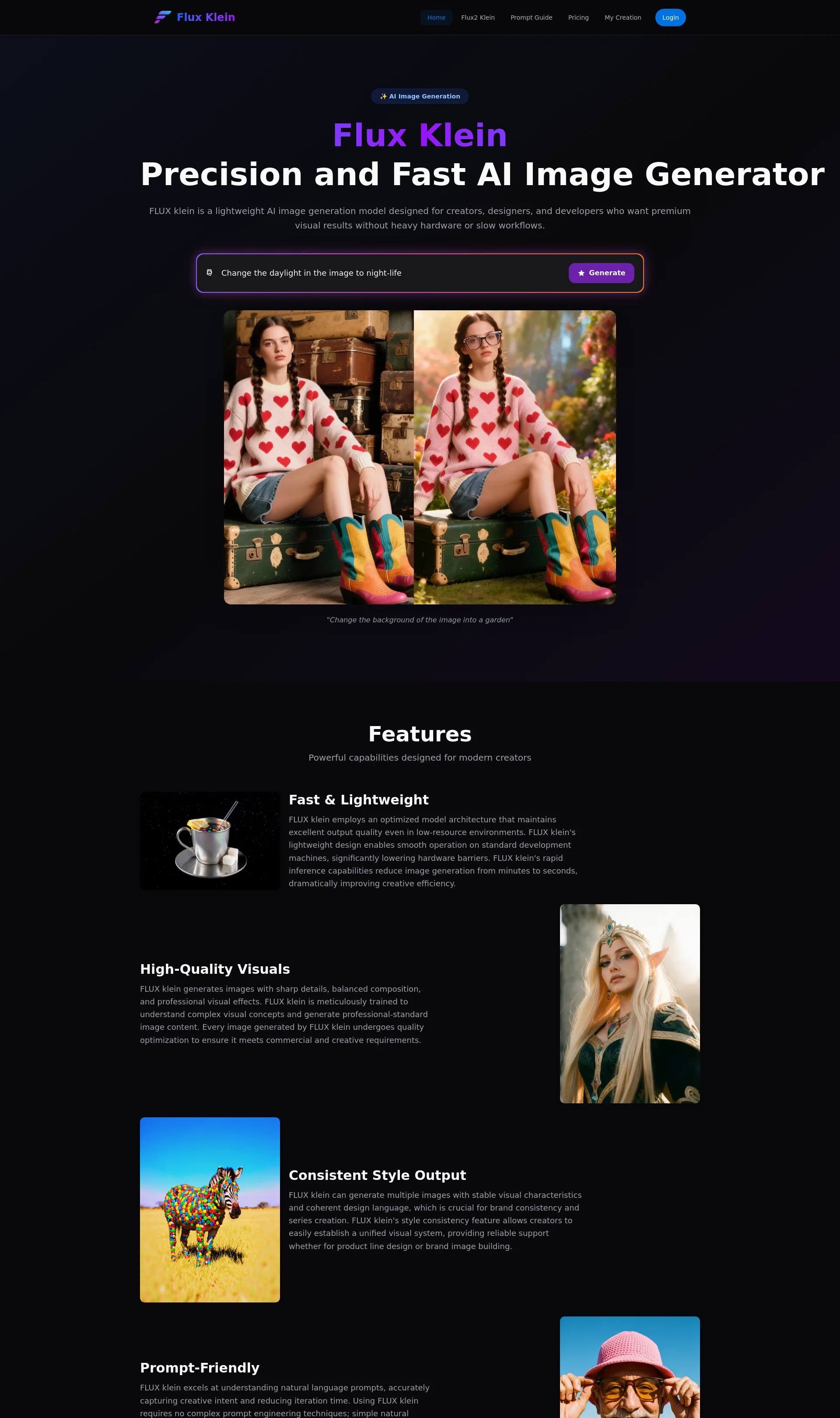 Precision and Fast AI Image Generator