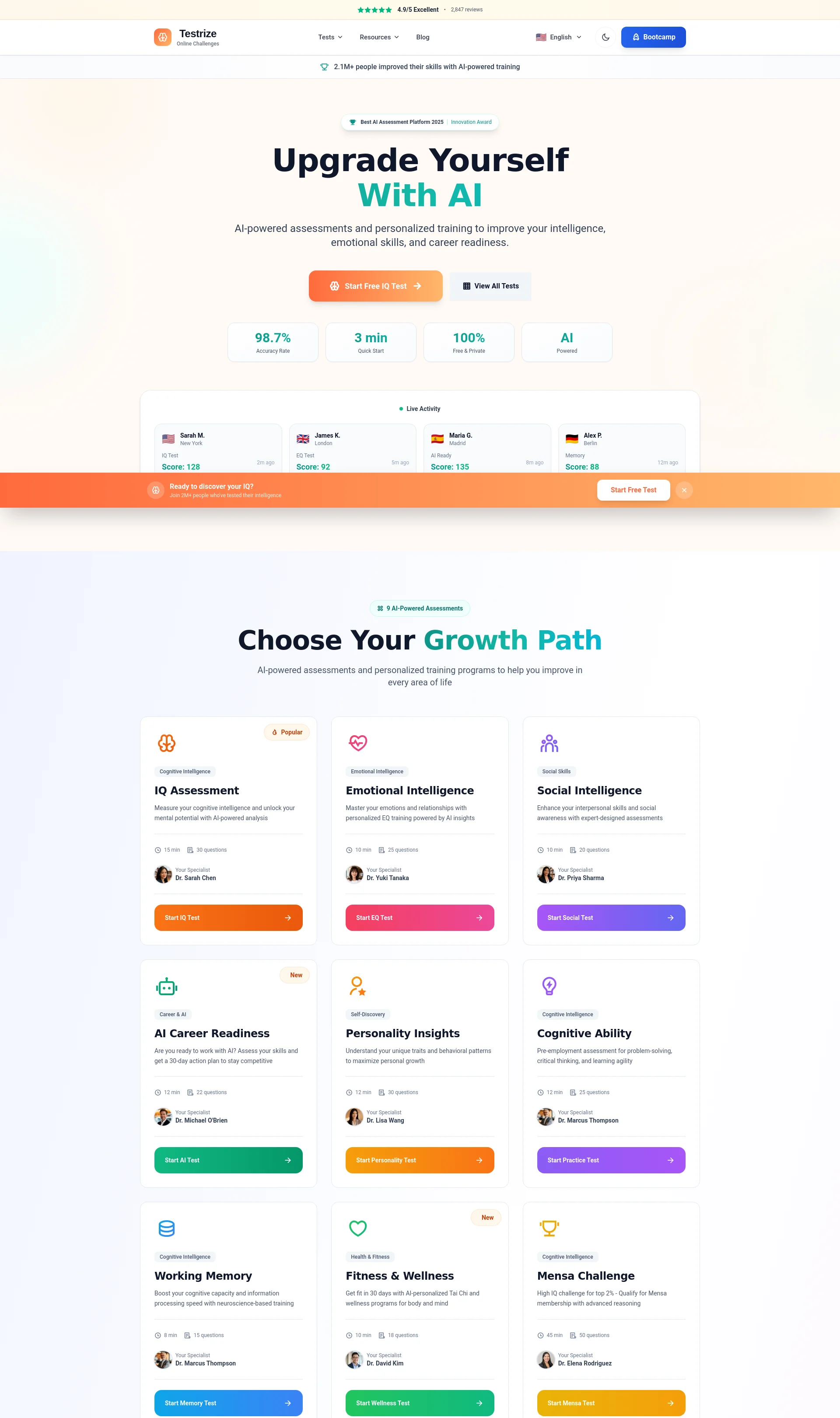 98.7% Accurate Results in 3 Minutes with 2.1M Tested