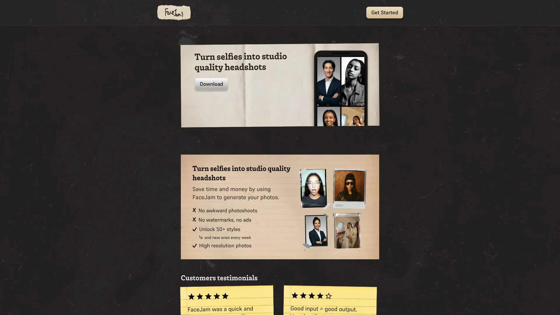 Turn selfies into studio quality headshots