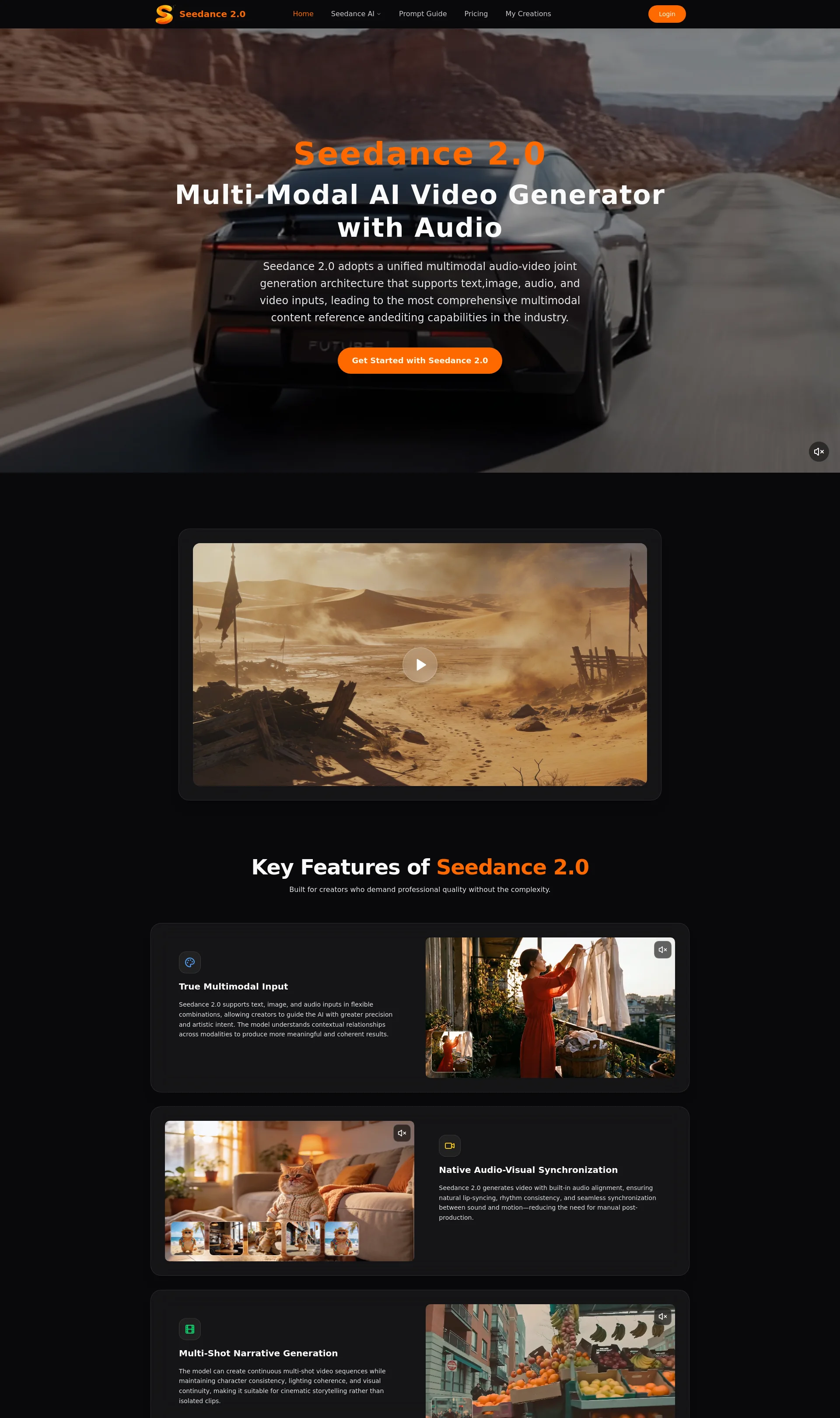 Multi-Modal AI Video Generator with Audio