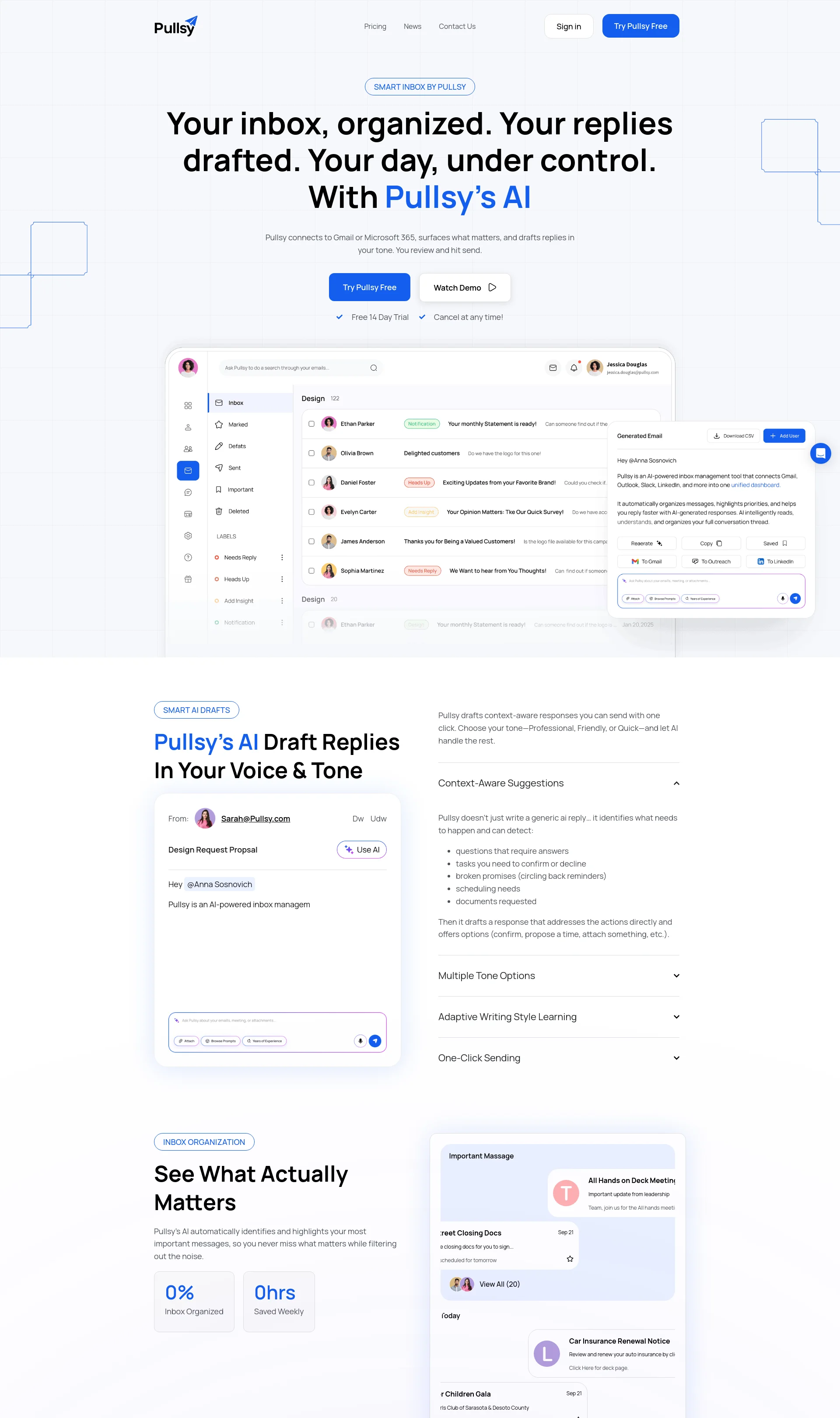 AI Email Management & Inbox Assistant