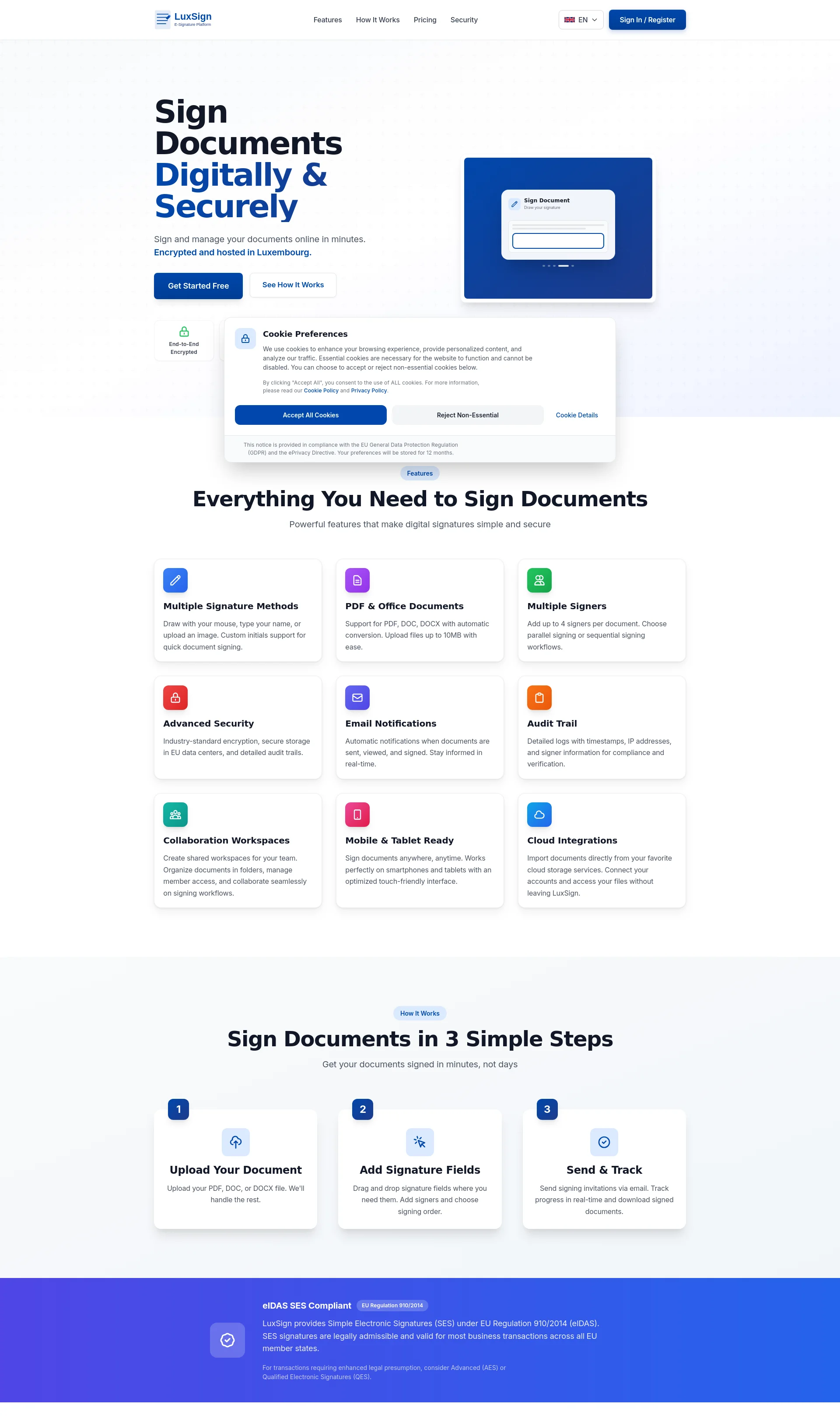 Electronic Signature Platform