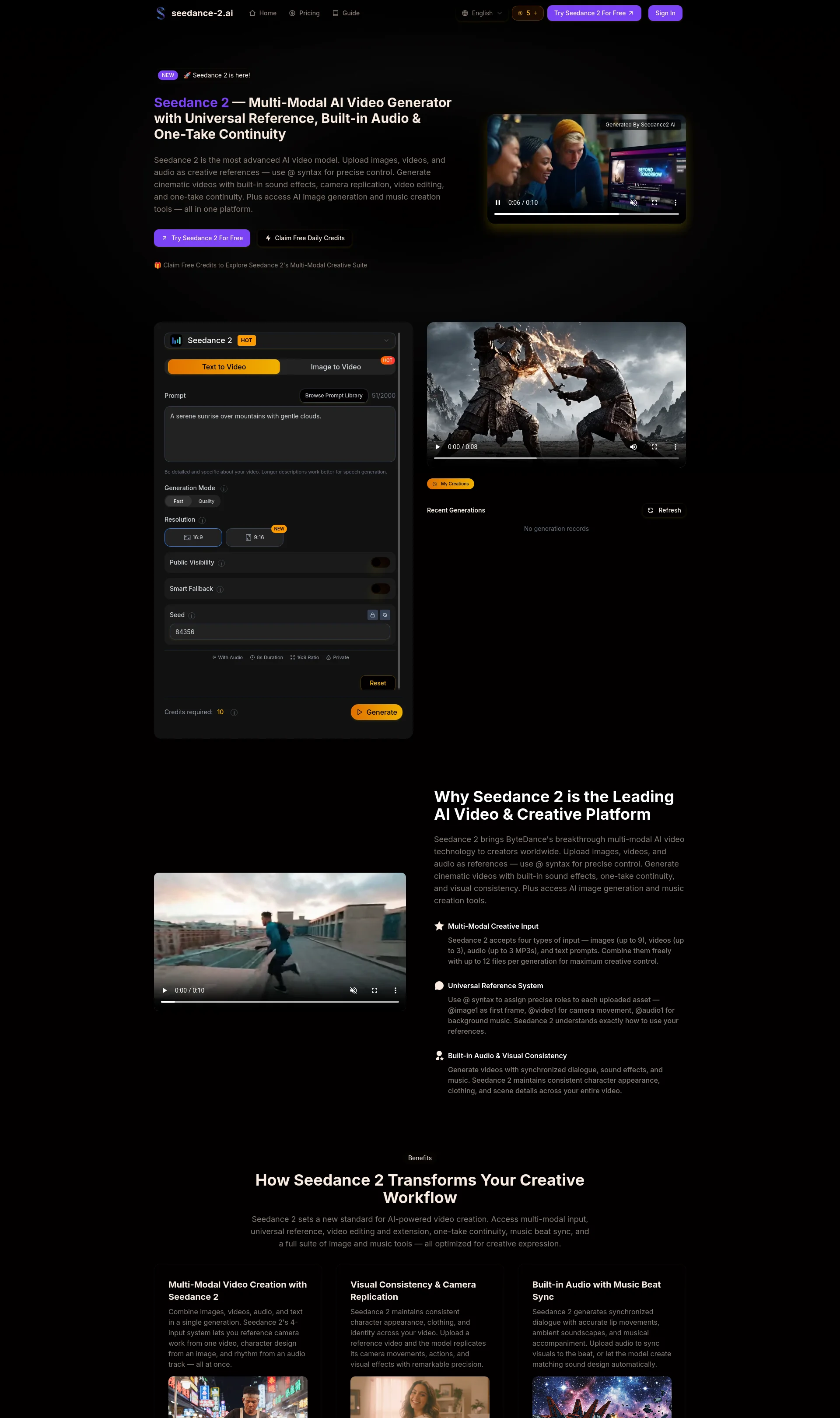 Best AI Video Generator with Seedance 2.0