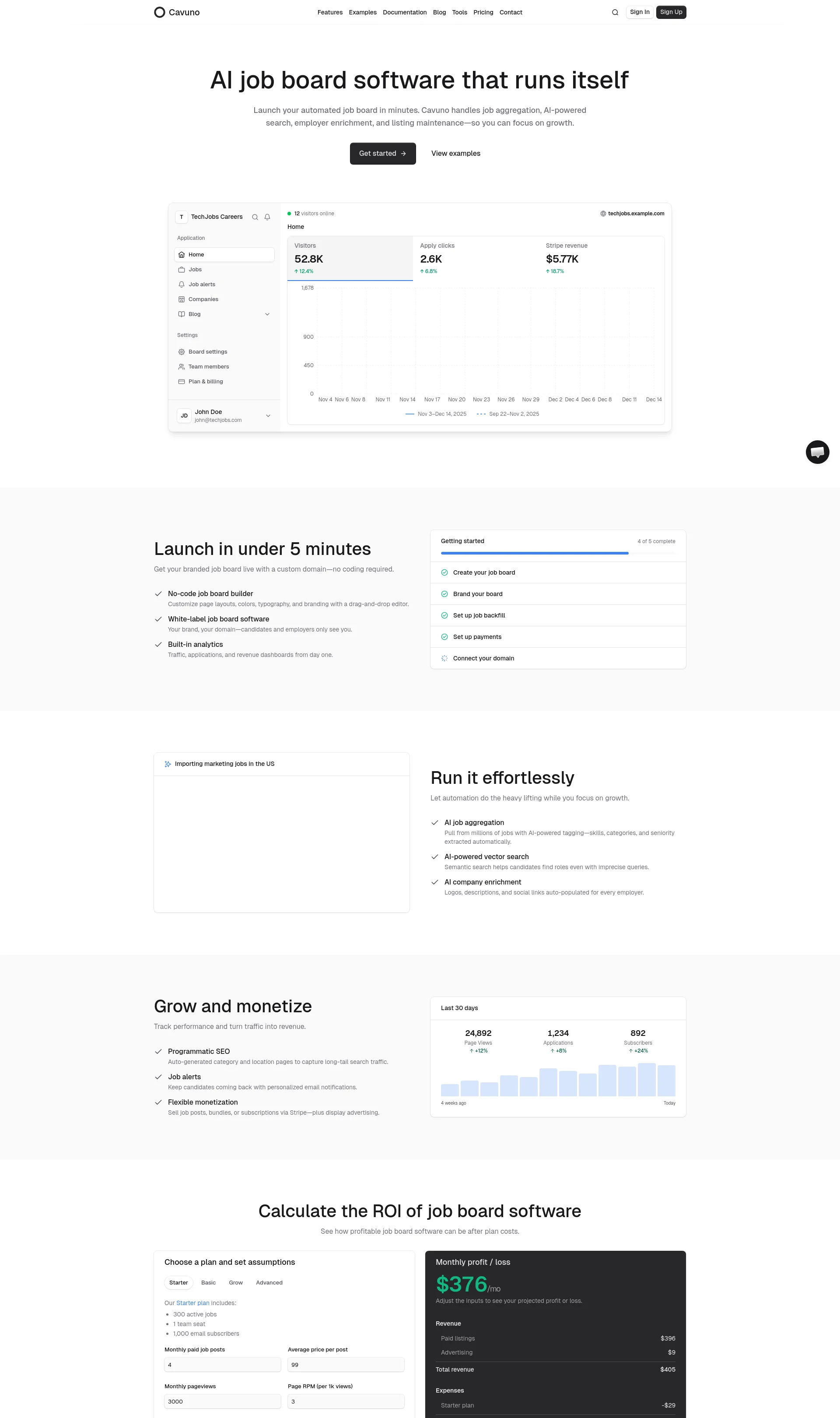 AI-native job board platform that runs itself