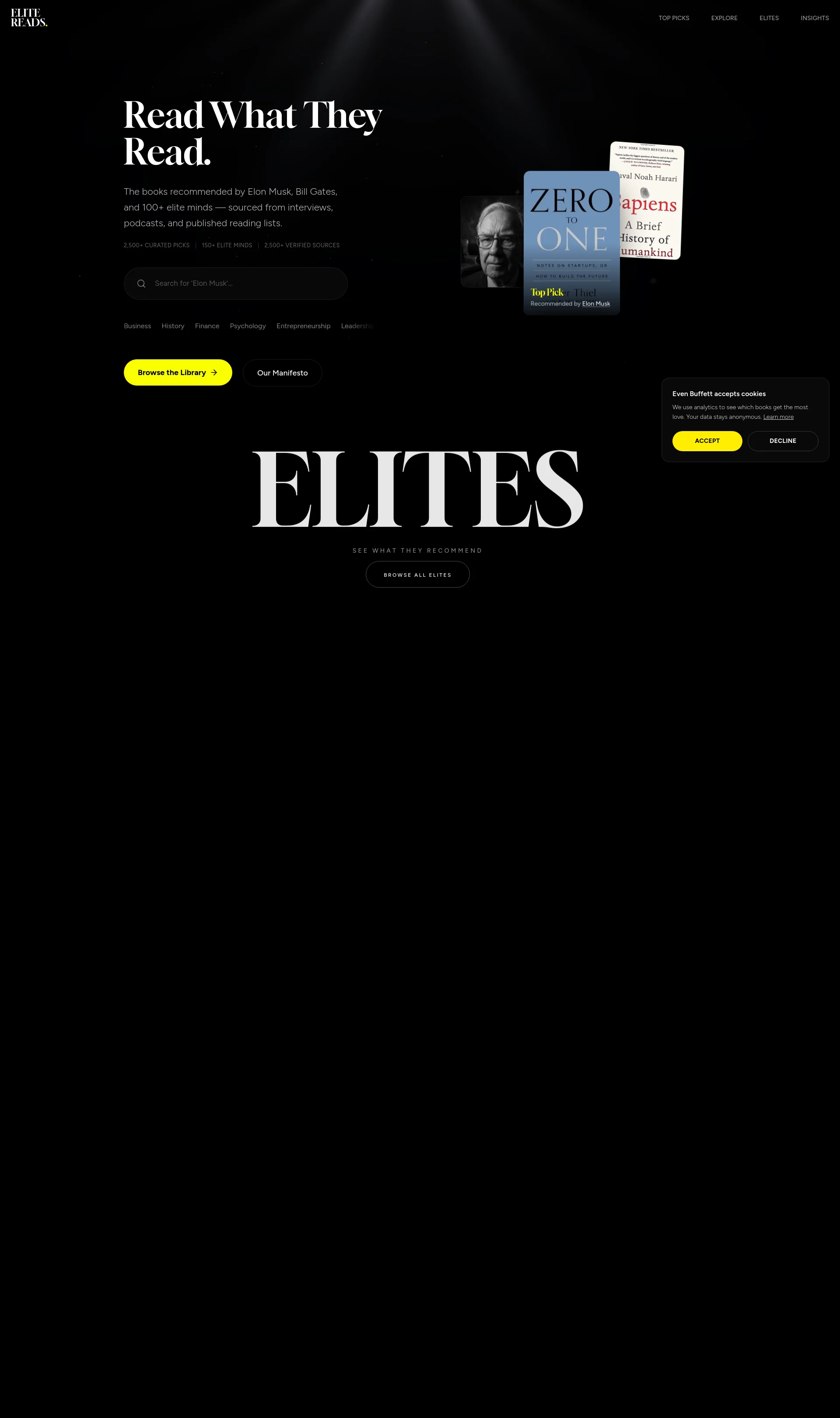 Book Recommendations from the World's Top Minds