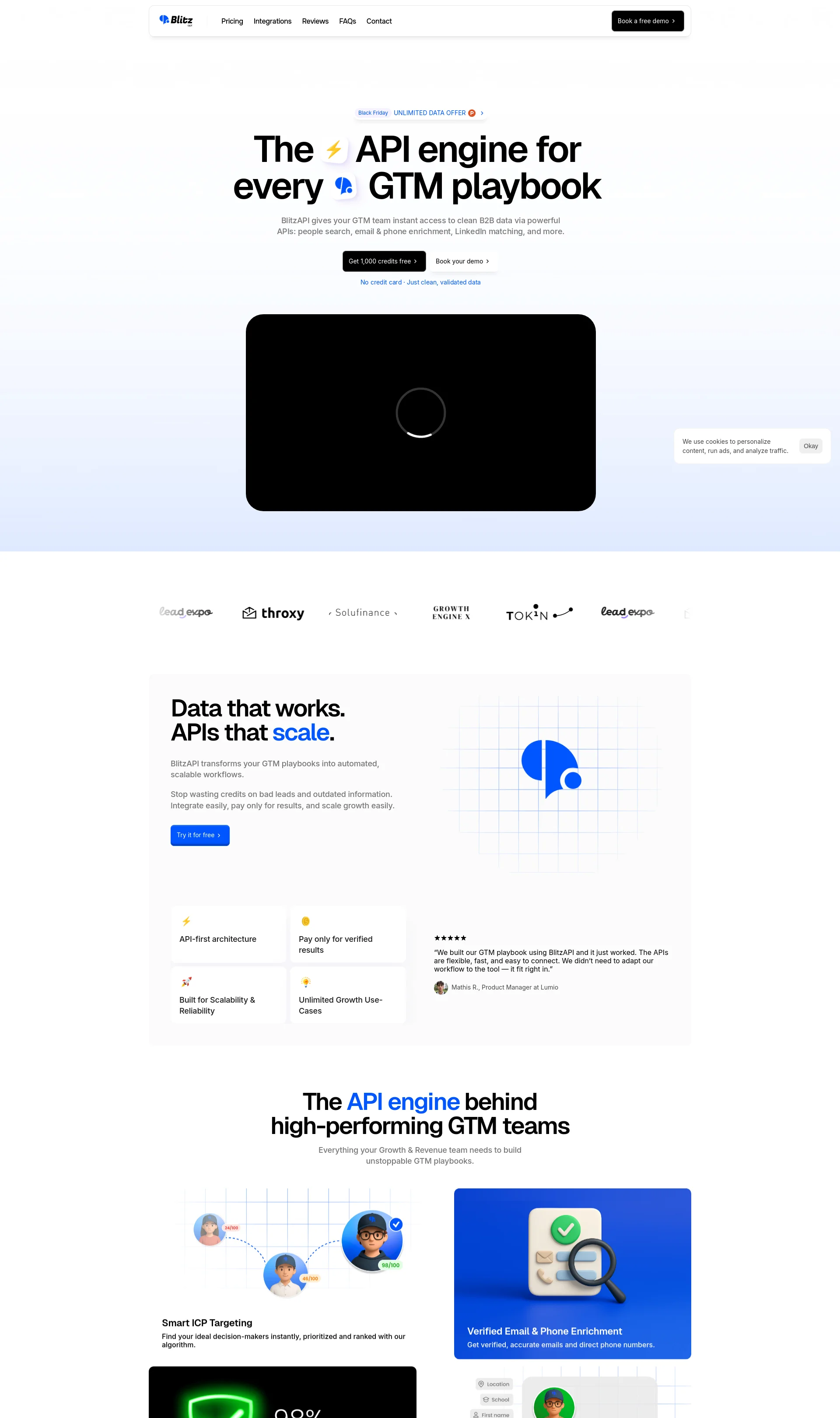 B2B Data APIs for Growth & RevOps Teams